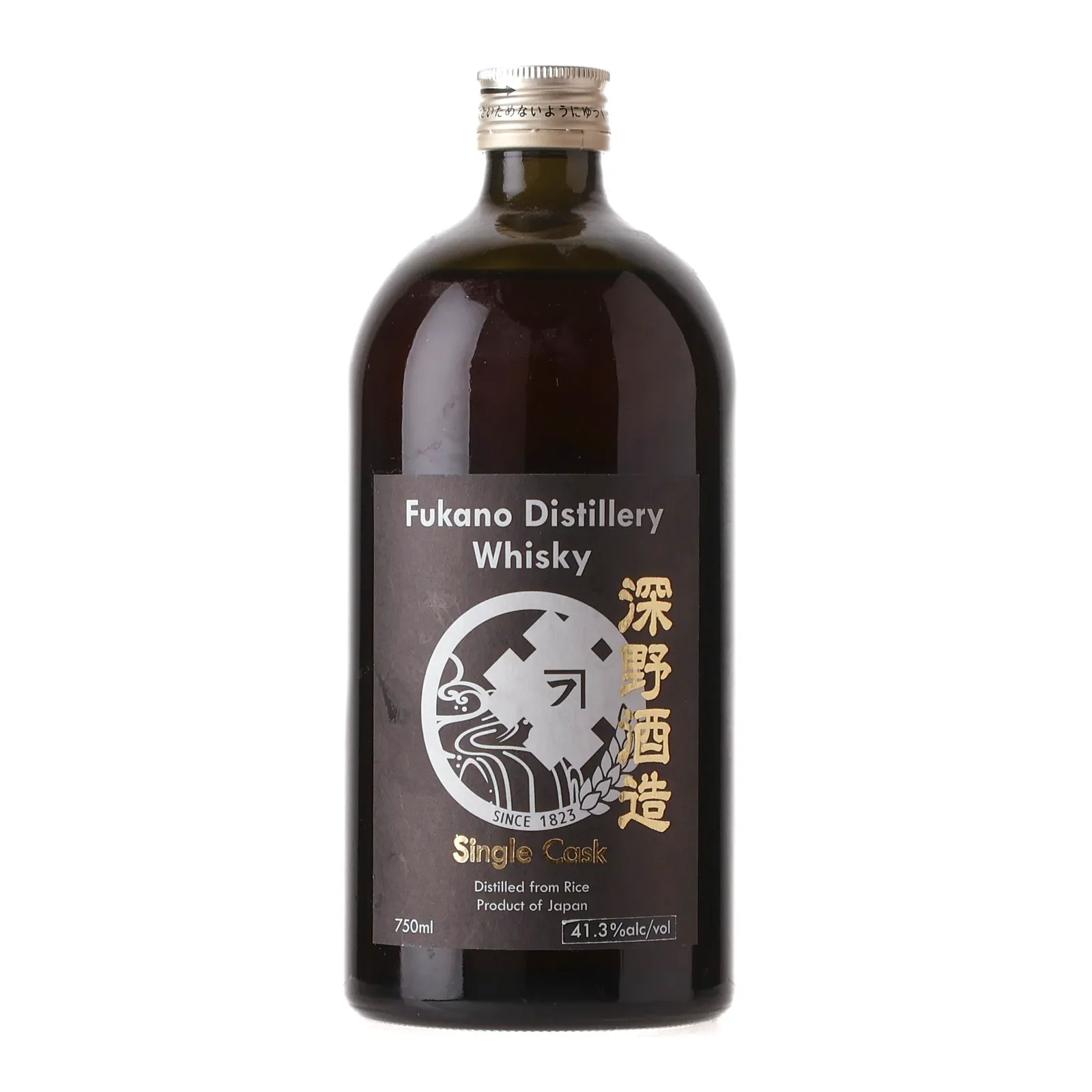 Fukano Single Cask BC Merchants & Co. Selection, Cask #299, 41.3% whisky bottle