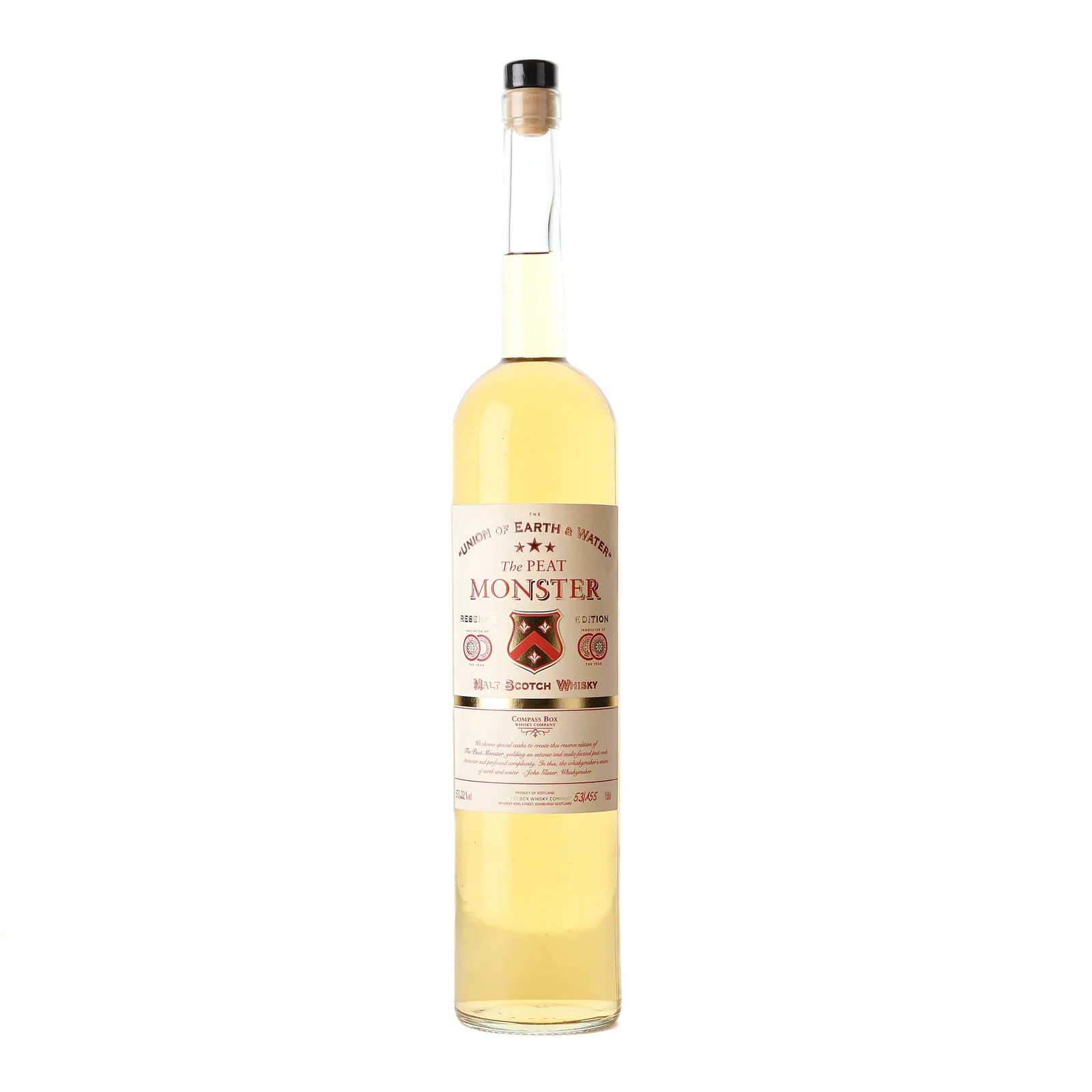 Compass Box The Peat Monster Union of Earth & Water, 50.2% whisky bottle