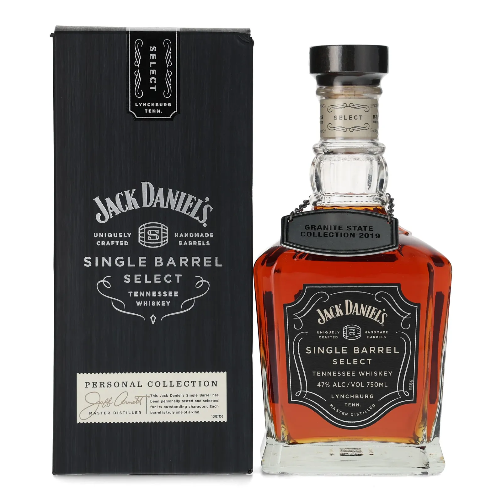 Jack Daniel's Single Barrel Select Granite State Collection, Cask #19-02345, 2019, 47% whisky bottle