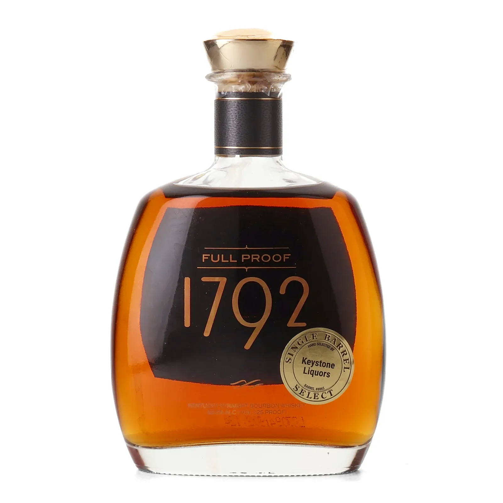1792 Full Proof, Cask #8865, 62.5% whisky bottle