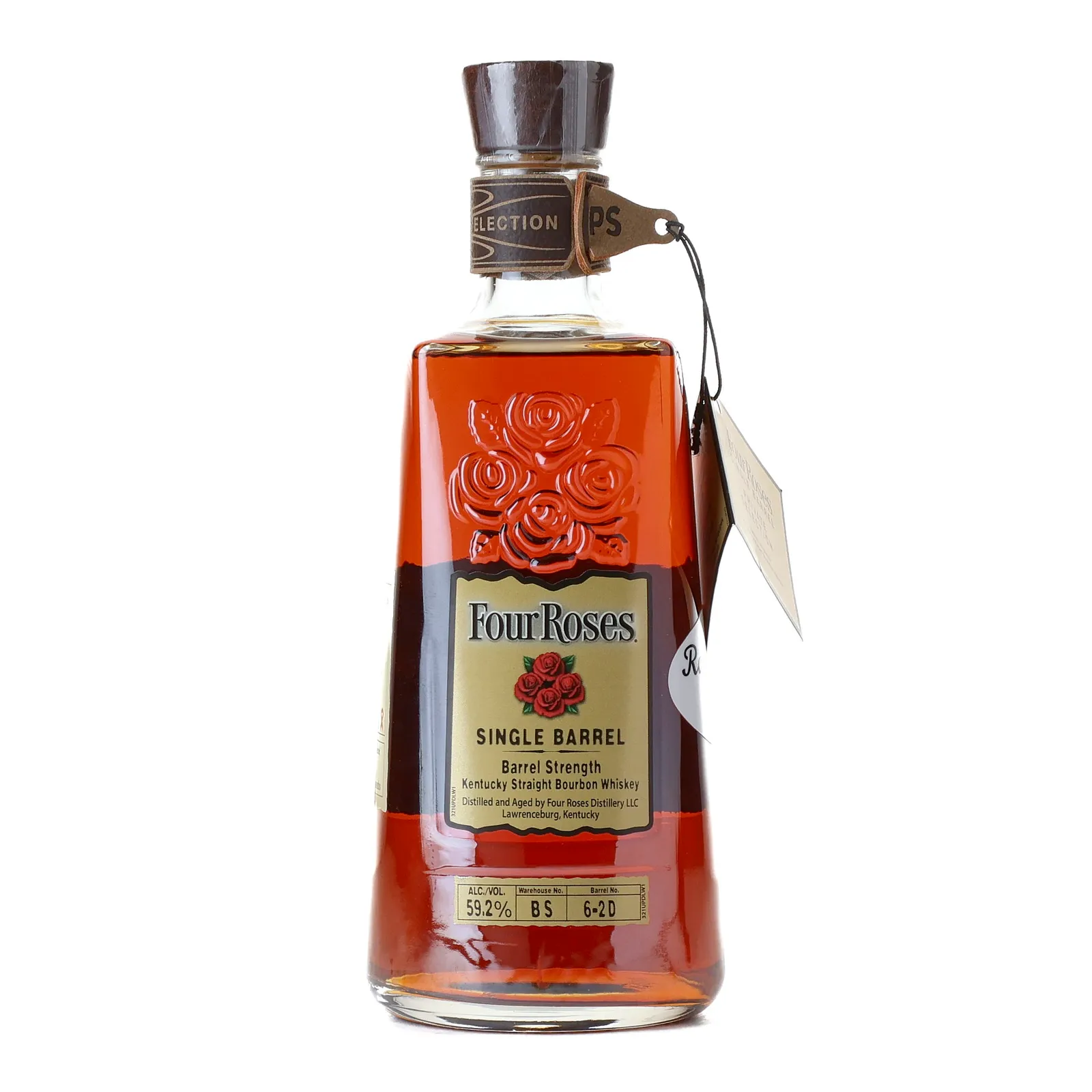 Four Roses Single Barrel Barrel Strength OESF 'Battlin' BBQ' 10 Year Old, Cask #6-2D, 59.2% whisky bottle