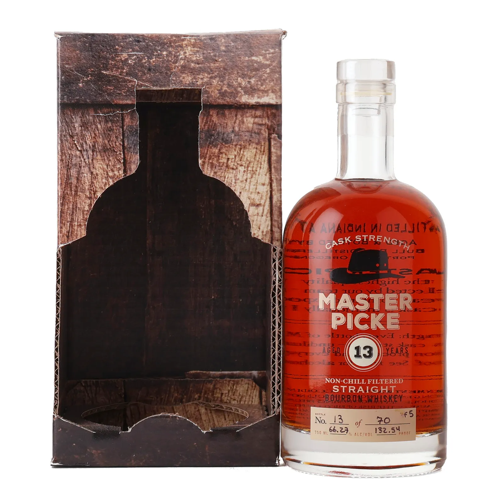 Master Picke 13 Year Old, Batch No. 5, 66.3% whisky bottle