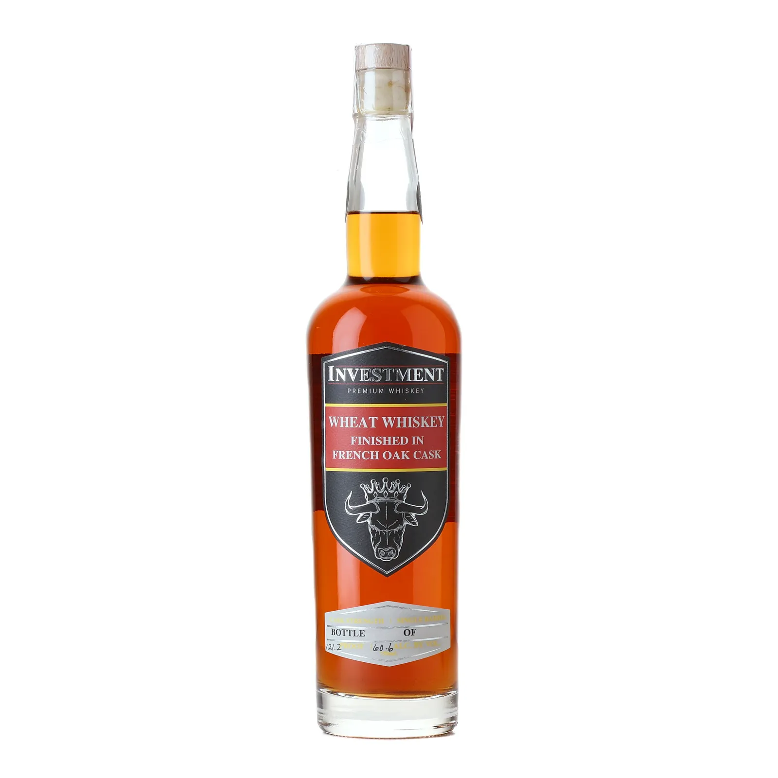 Investment Wheat Whiskey Finished in French Oak Cask, French Oak Cask, 60.6% whisky bottle
