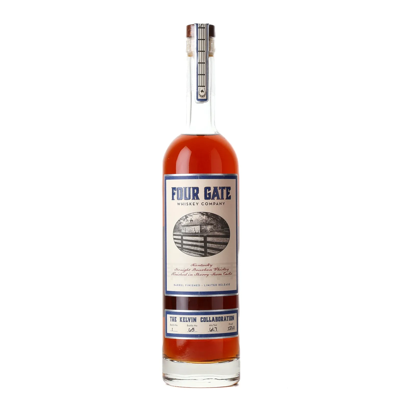Four Gate The Kelvin Collaboration I, Batch No. 1, 61.7% whisky bottle