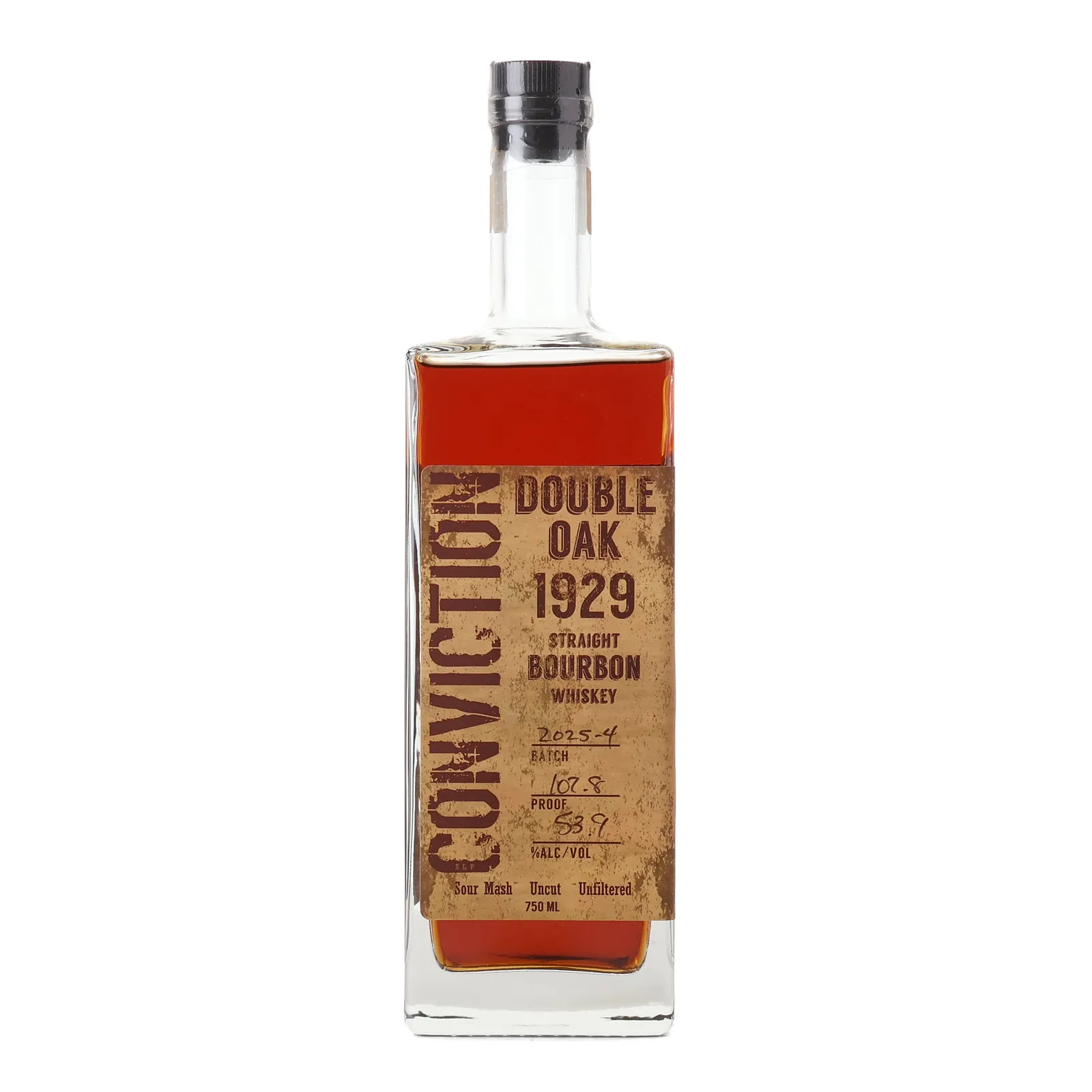 Southern Grace Conviction Double Oak 1929, New Charred Oak Cask, Batch No. 2025-4, 53.9% whisky bottle