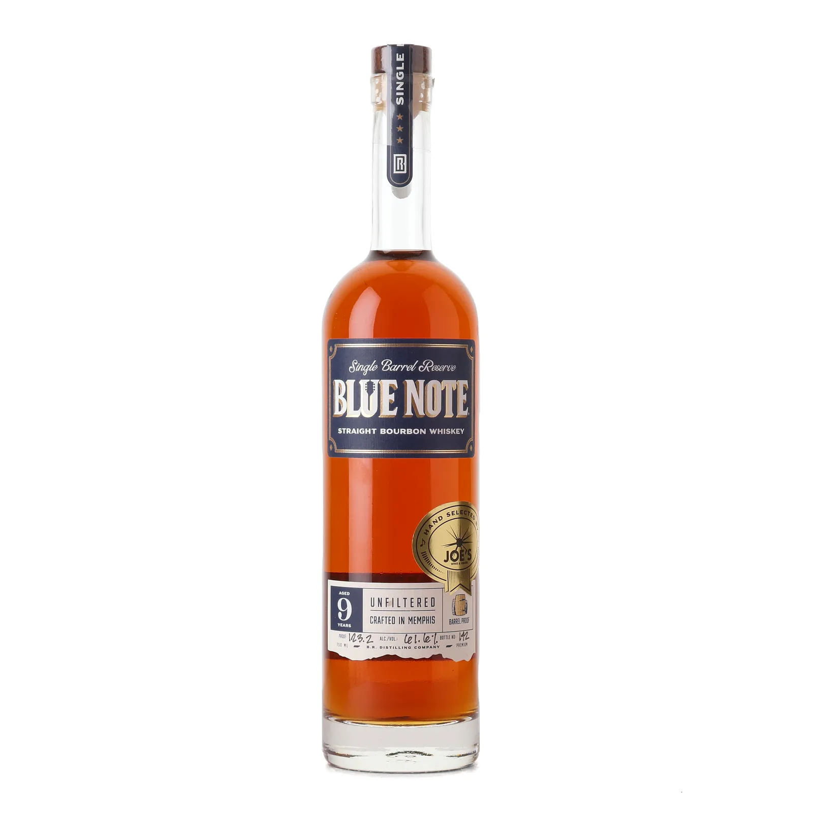 Blue Note Single Barrel Reserve 9 Year Old, 61.6% whisky bottle