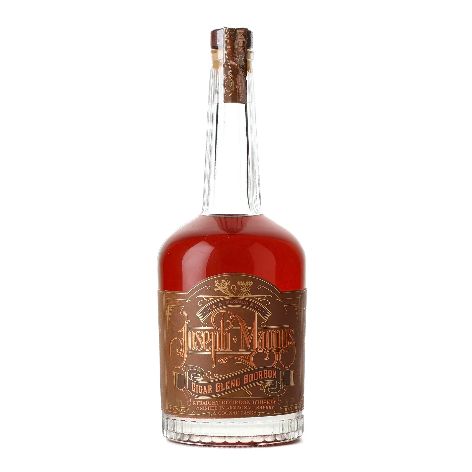 Joseph A. Magnus Cigar Blend, Armagnac, Cognac & Sherry Cask, Batch No. 57, 2021, 65.9% whisky bottle