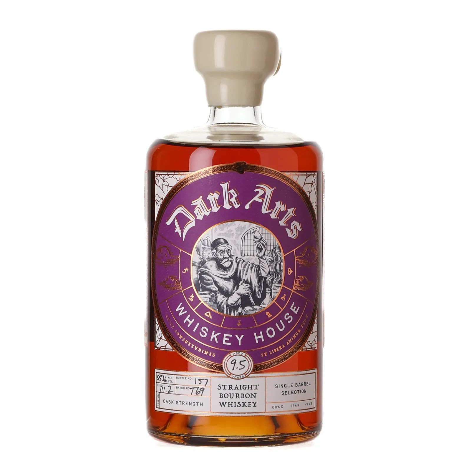 Dark Arts Cask Strength Bourbon 'Super Friends' 9 Year Old, Cask #T69, Dark Arts Whiskey House, 55.6% whisky bottle