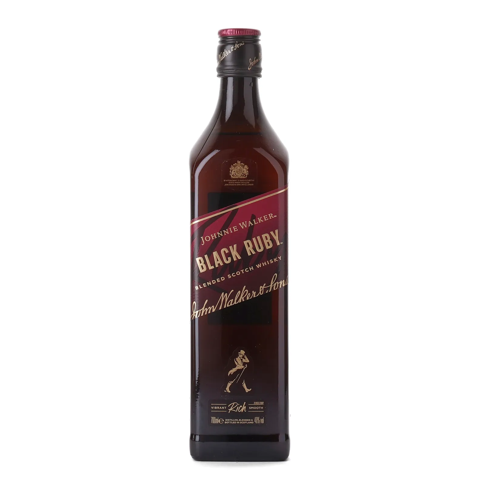 Johnnie Walker Black Ruby, Red Wine, Oloroso & Pedro Ximénez Sherry & Bourbon Cask, 2025, 40%, 70cl whisky bottle