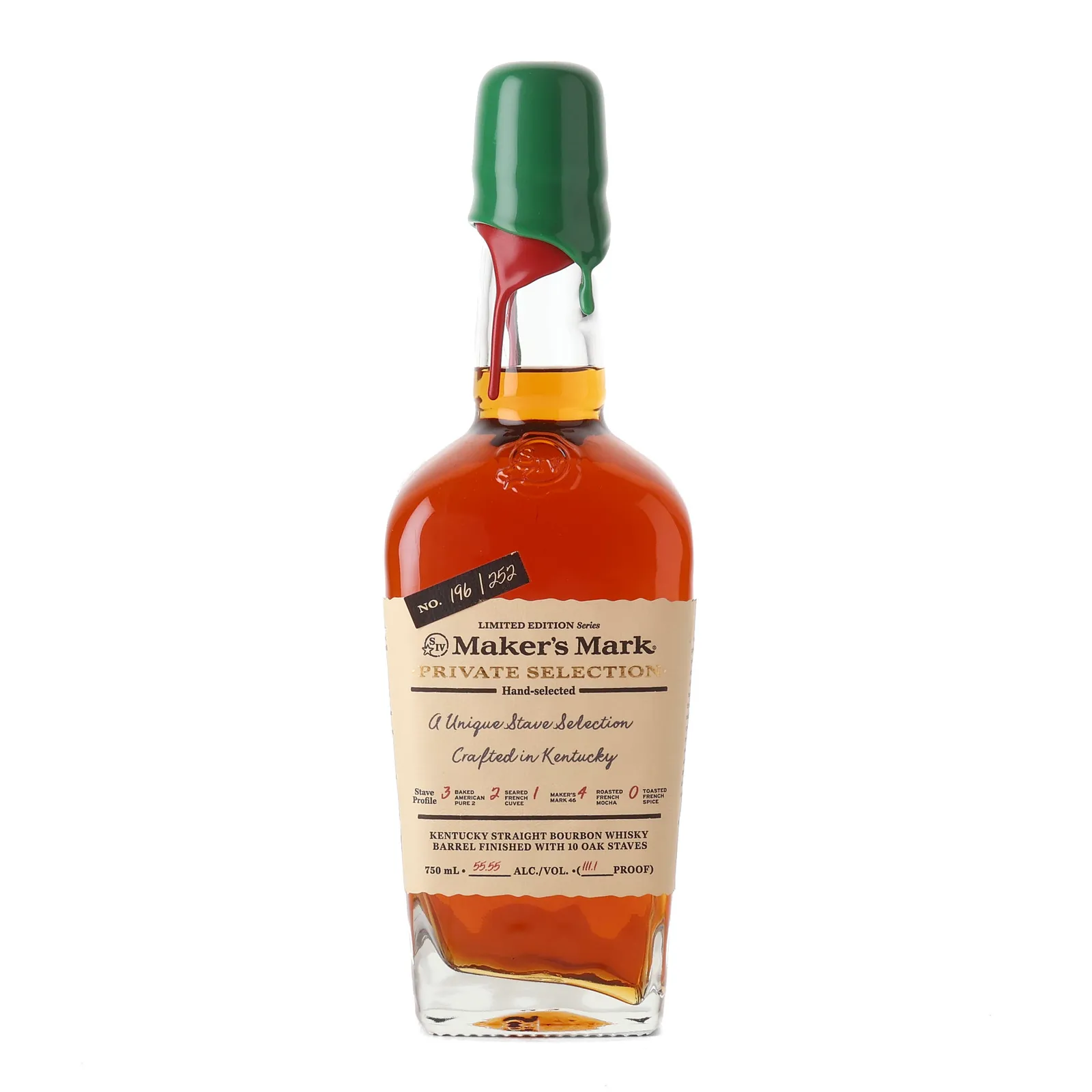 Maker's Mark Private Selection 'Crafted in Kentucky', Oak Cask, 55.55% whisky bottle