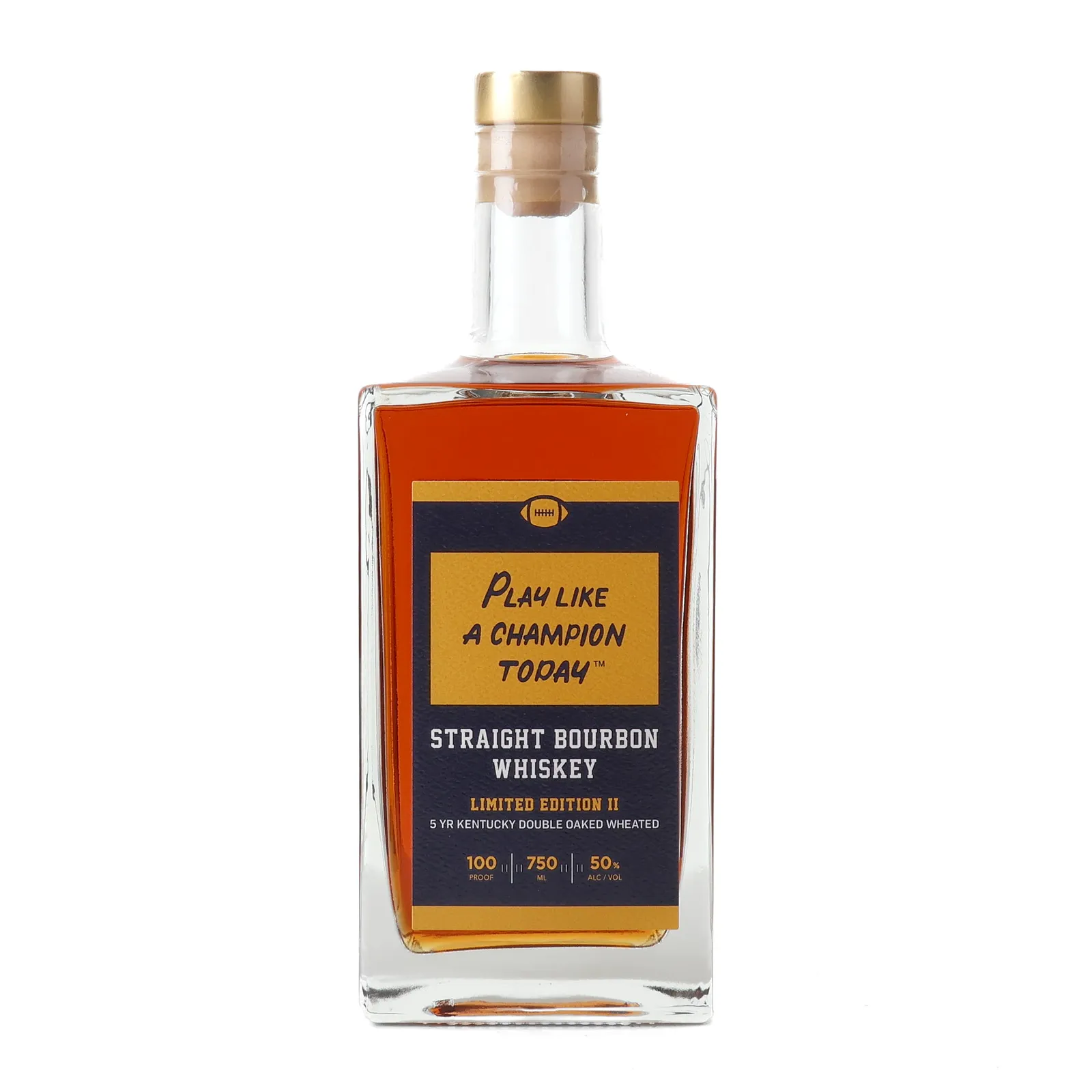 Play Like A Champion Today Double Oak Wheated Limited Edition II 5 Year Old, Double Oak Cask, 50% whisky bottle