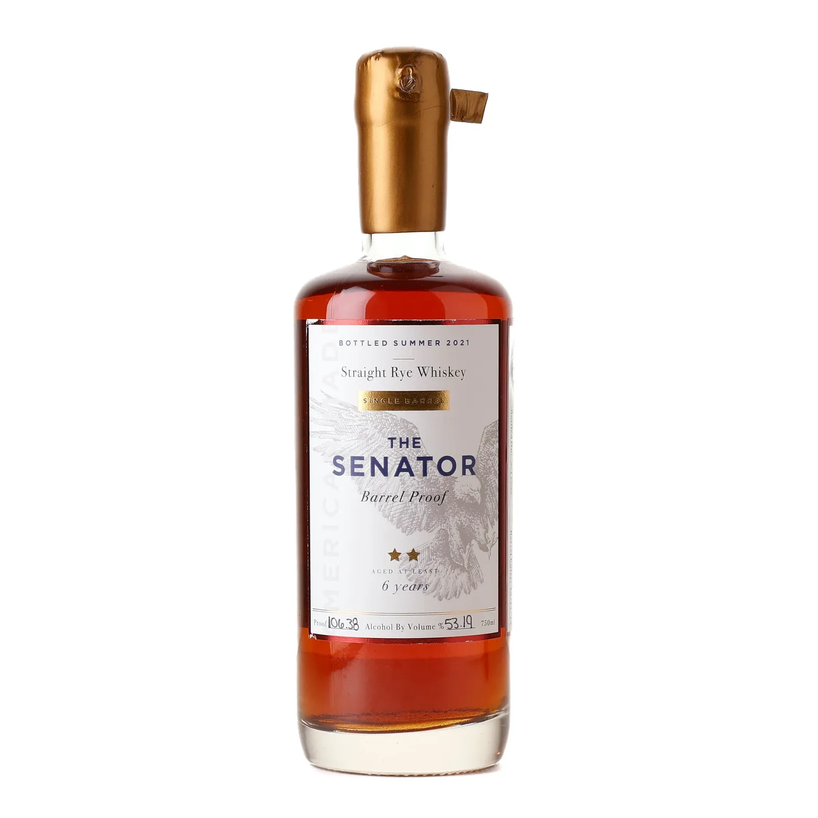 Proof & Wood The Senator The Upper House Collective Private Barrel Selection 6 Year Old, Cask #302, 2014, Proof & Wood, 53.19% whisky bottle