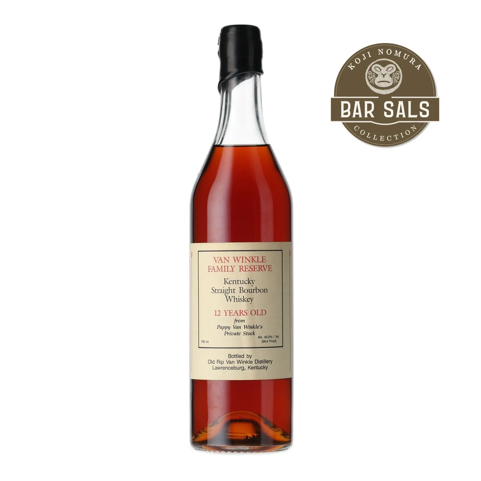 Van Winkle Family Reserve 12 Year Old, 45.2% whisky bottle