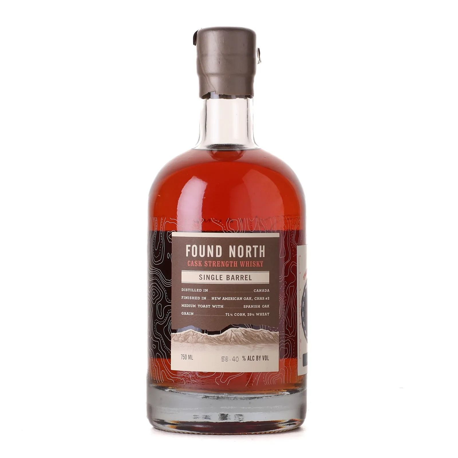 Found North Cask Strength Single Barrel, New American Oak Cask, Cask #5708, Season #4, 58.4% whisky bottle