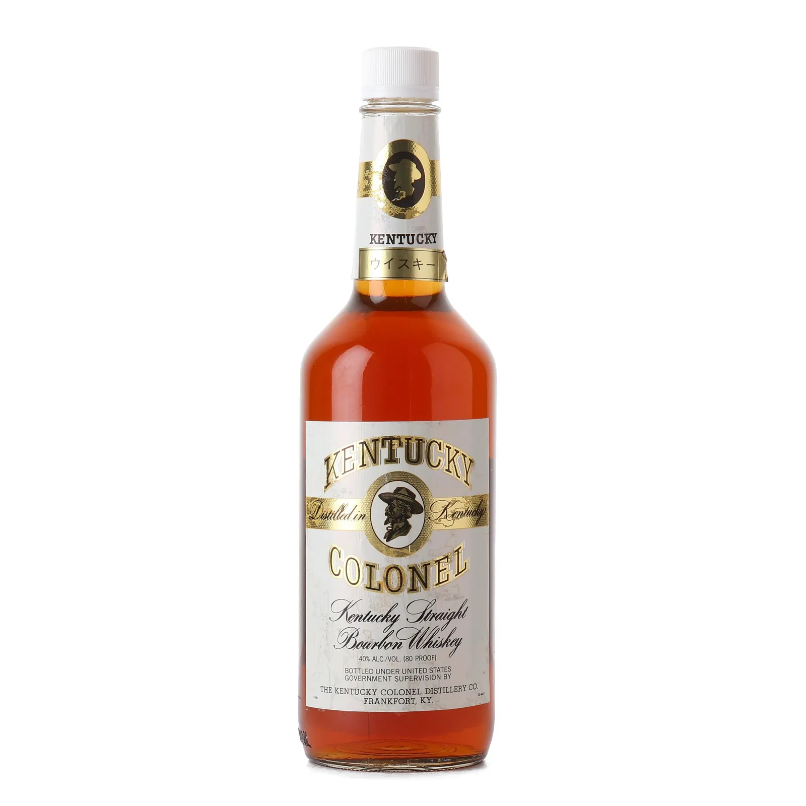 Kentucky Colonel 'Julep Style' Bourbon, 40% whisky bottle