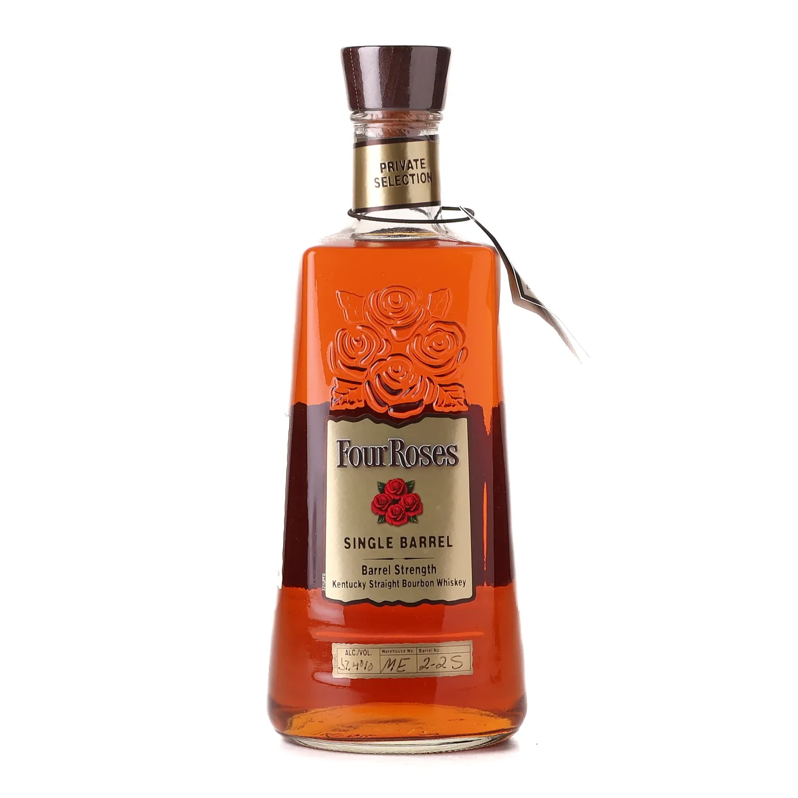 Four Roses Single Barrel Private Selection OBSV 10 Year Old, Cask #2-2S, 2014, 57.4% whisky bottle