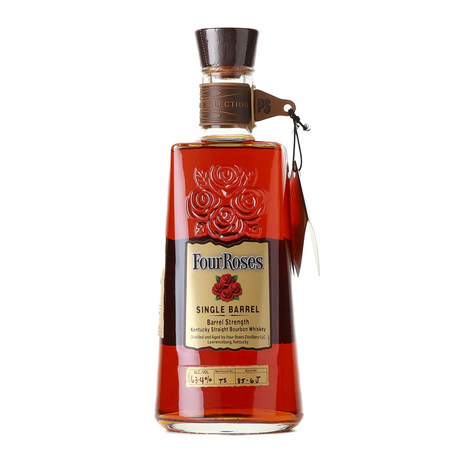 Four Roses Single Barrel Barrel Strength OESQ 9 Year Old, Cask #85-6J, TS 85-6J (Tier 6), 2021, 63.4% whisky bottle
