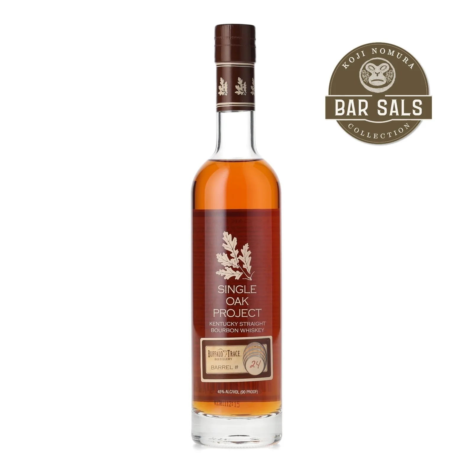 Buffalo Trace Single Oak Project 8 Year Old, Cask #24, Release No. 3, 2011, 45% whisky bottle