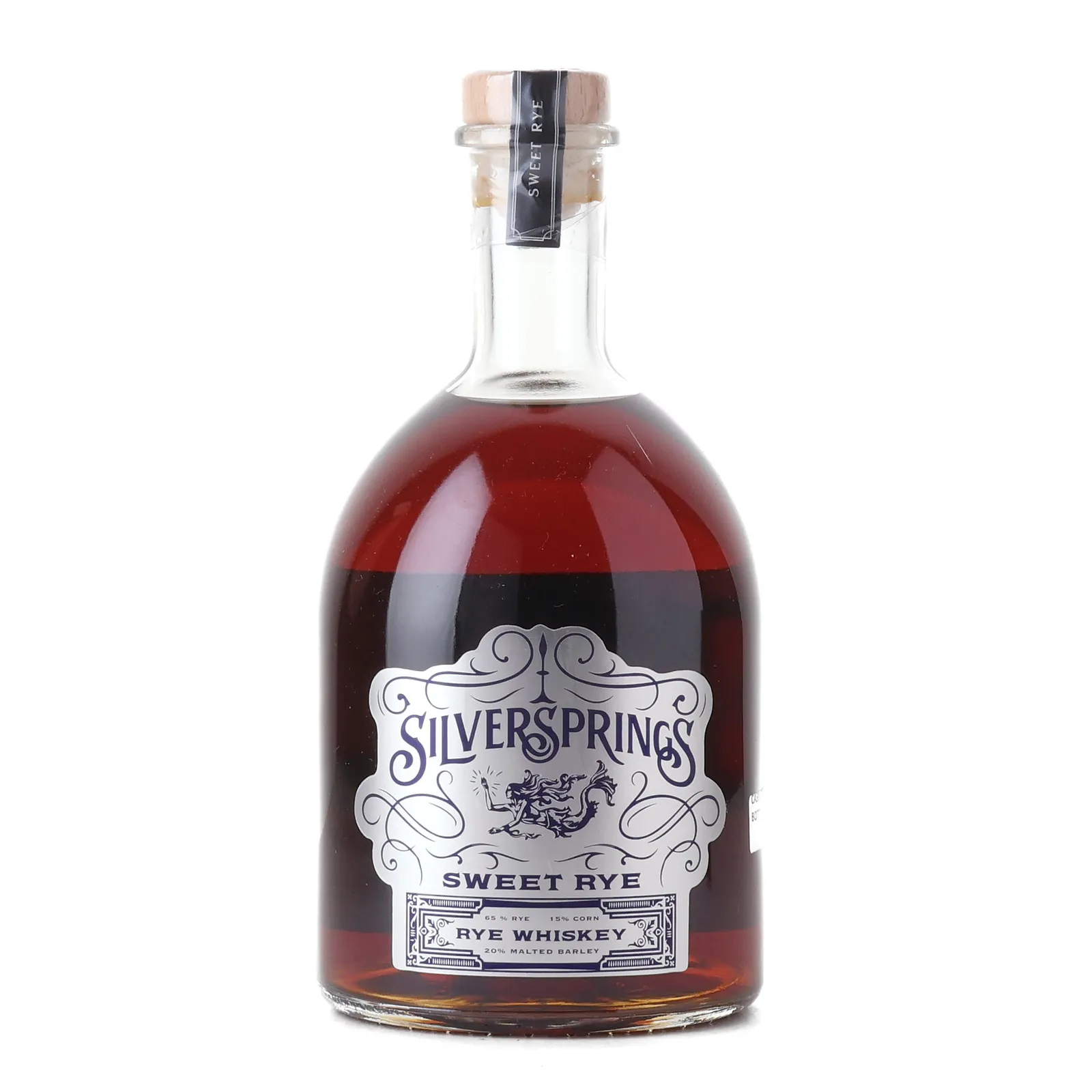 J.W. Kelly & Co. Silver Springs Sweet Rye 8 Year Old, Oak Cask, Cask #7728, 2025, 63% whisky bottle