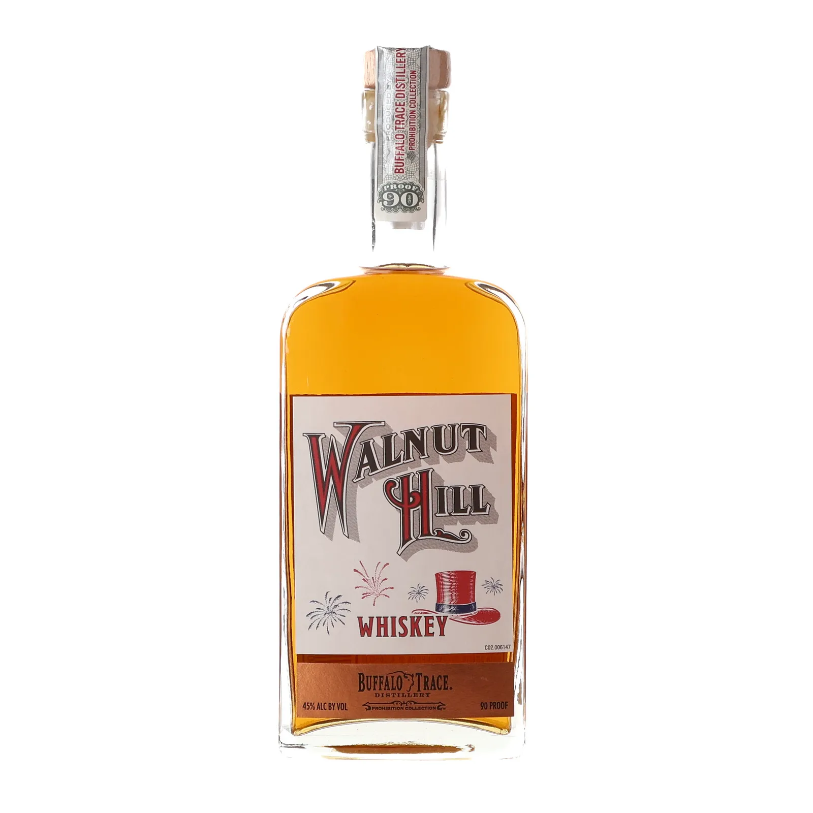 Buffalo Trace Walnut Hill Whiskey Prohibition Collection, 2023, 45% whisky bottle
