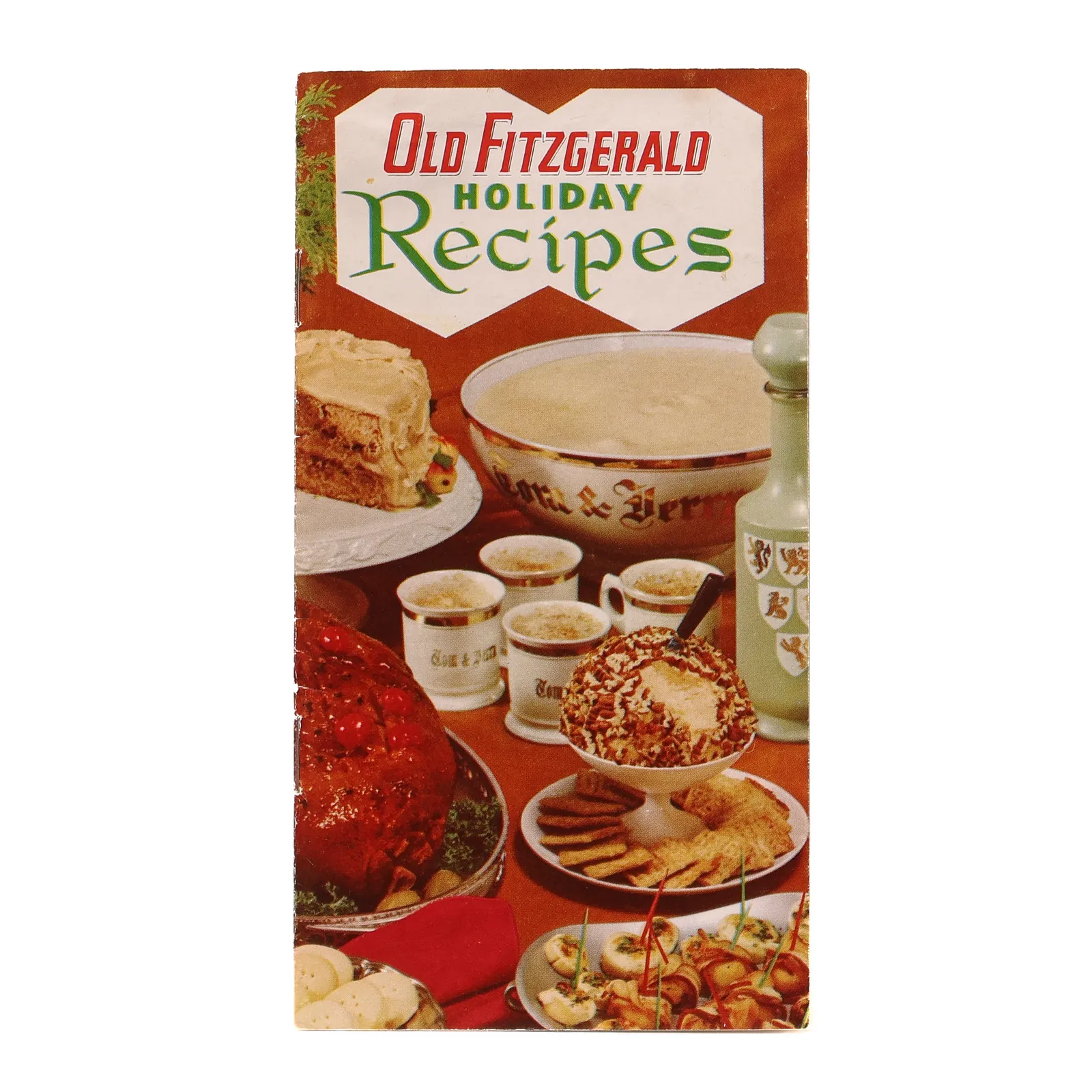Old Fitzgerald Vintage Holiday Recipe Booklet whisky bottle