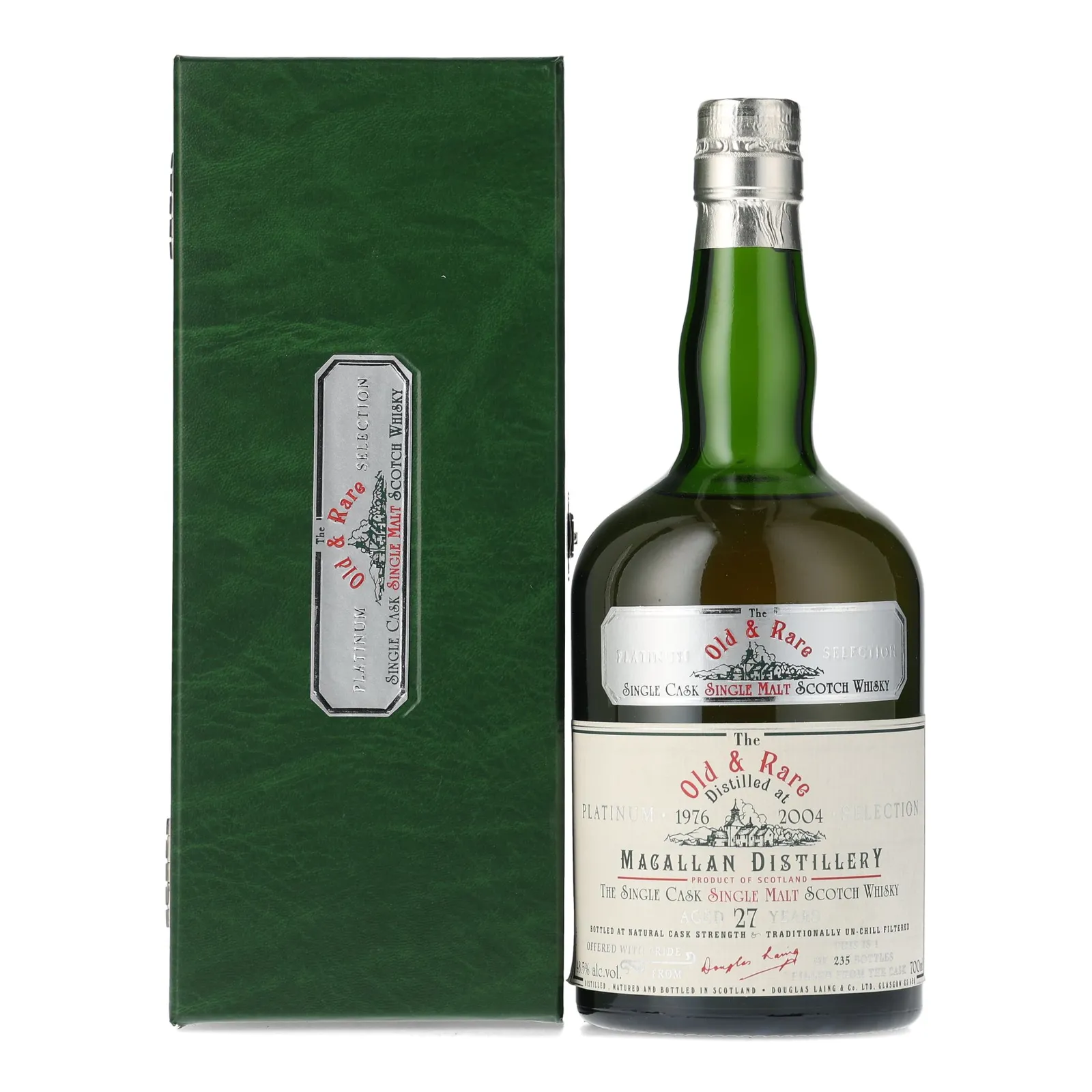 Macallan Old & Rare Platinum Selection 27 Year Old, Bourbon Cask, 1976, Douglas Laing, 48.5% whisky bottle