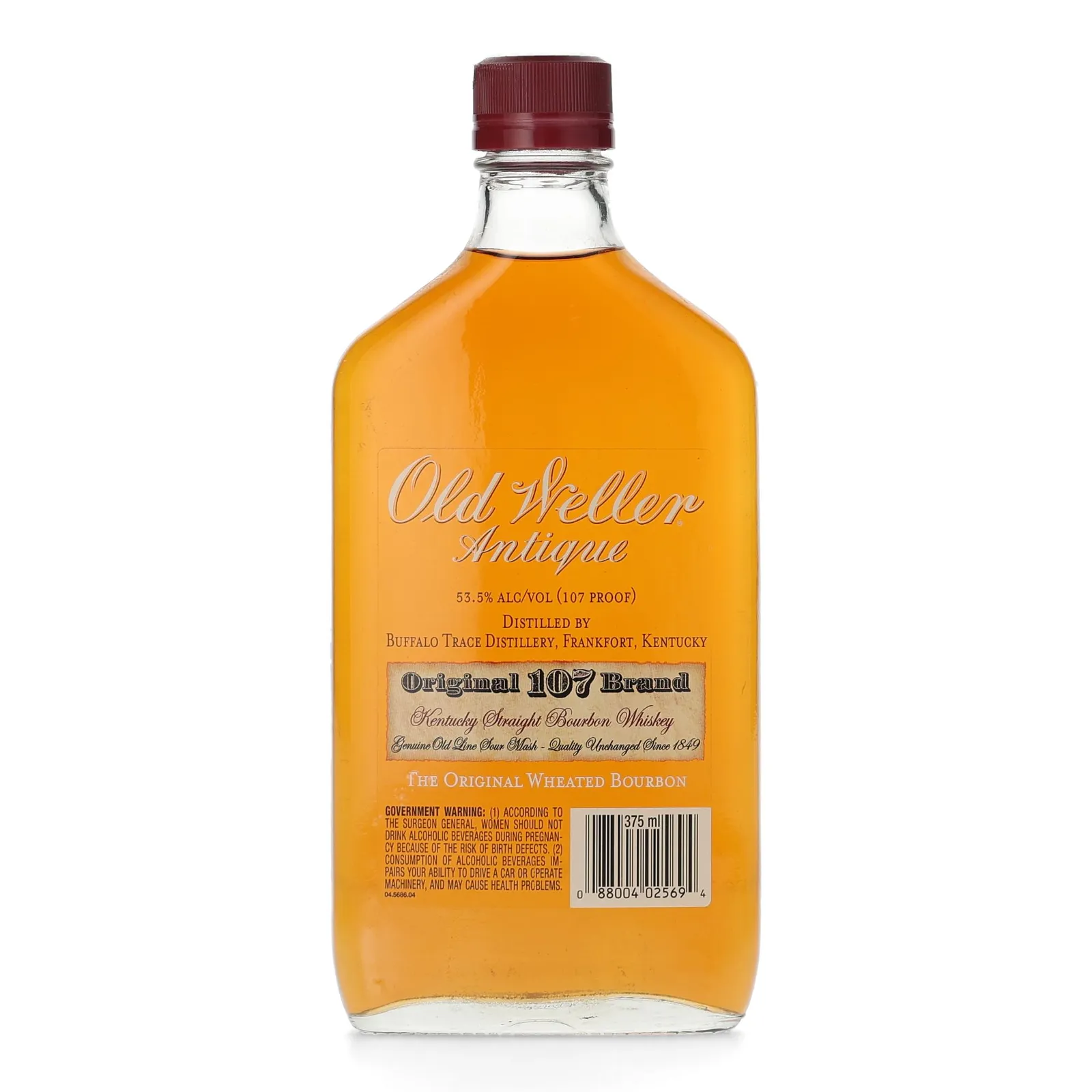 Old Weller Antique 107, 2016, 53.5% whisky bottle