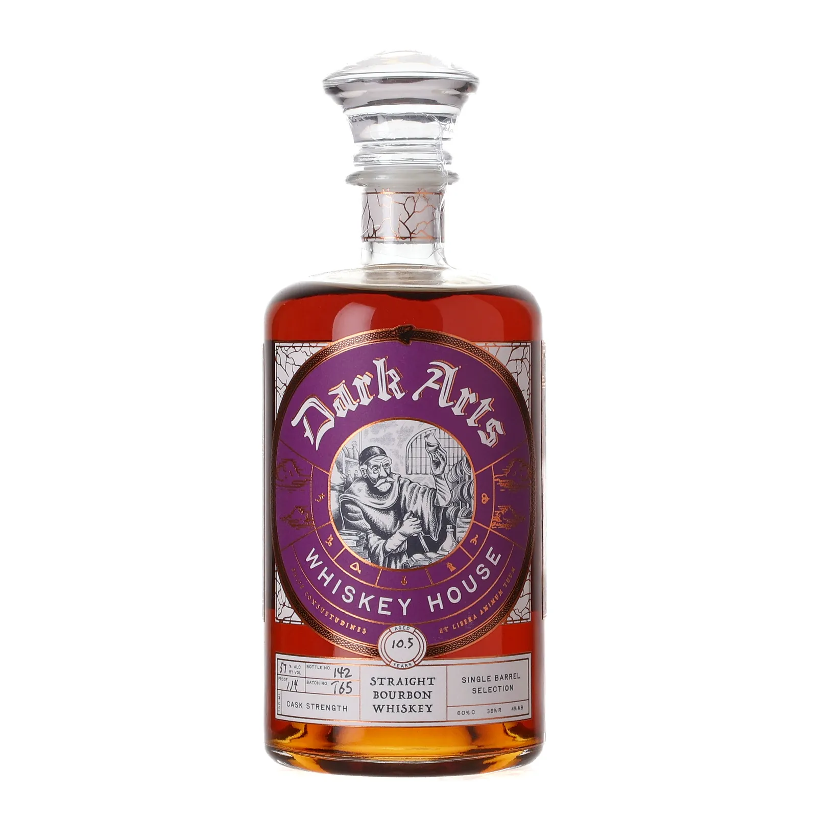 Dark Arts El Cerrito 10 Year Old, Batch No. T65, 57% whisky bottle