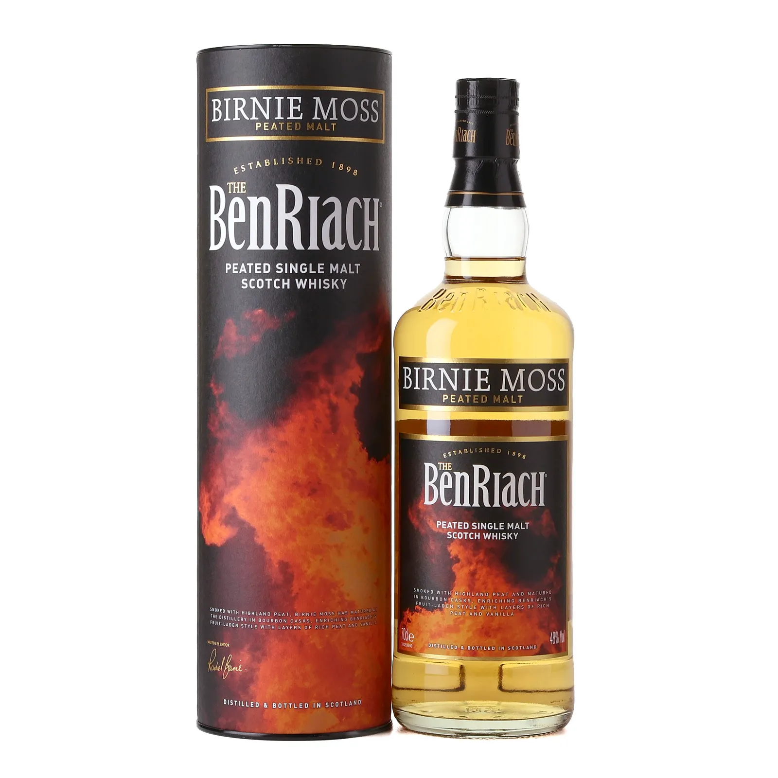 BenRiach Birnie Moss, Bourbon Cask, 2018, 48% whisky bottle