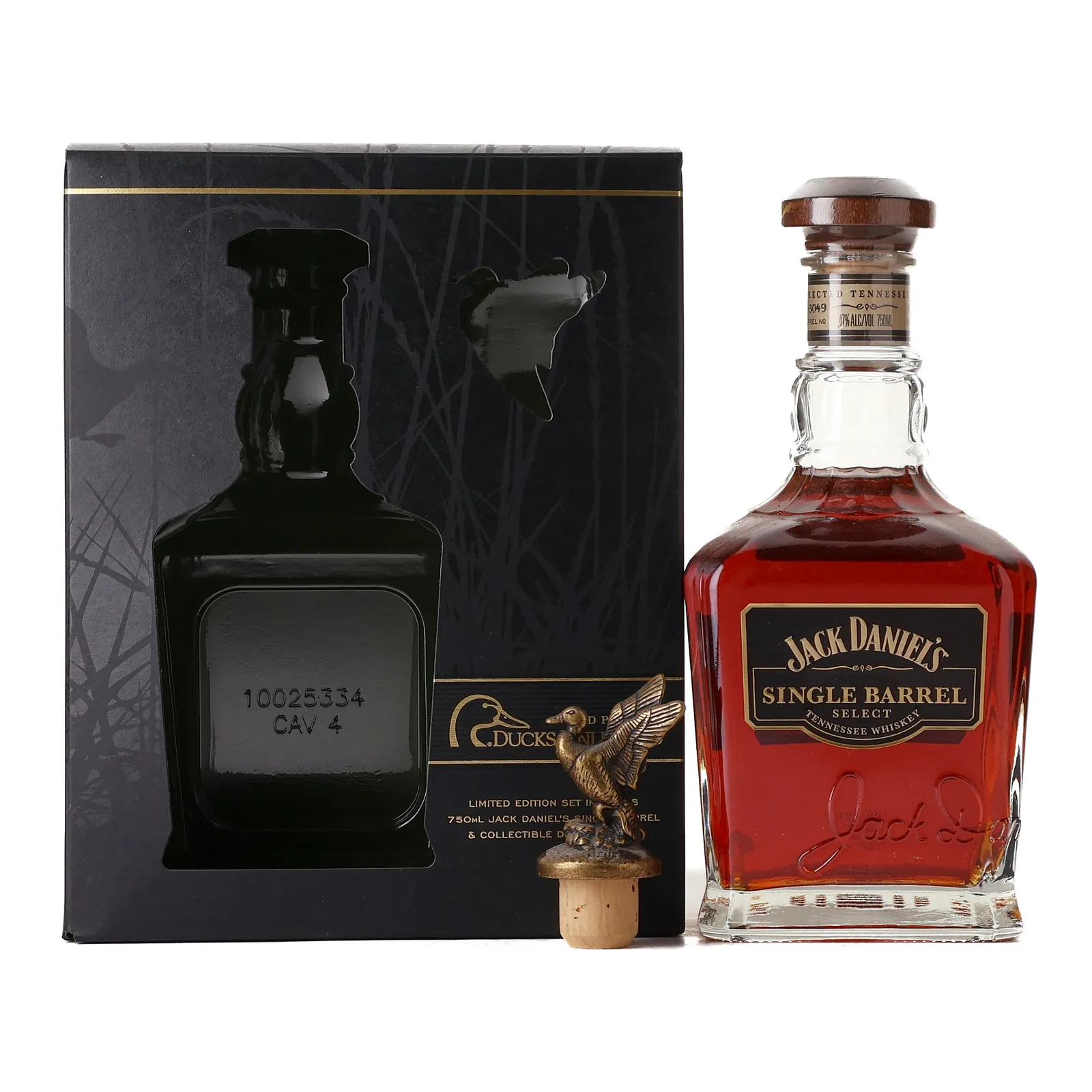 Jack Daniel's Single Barrel Select Ducks Unlimited, Cask #14-3049, 2014, 47% whisky bottle