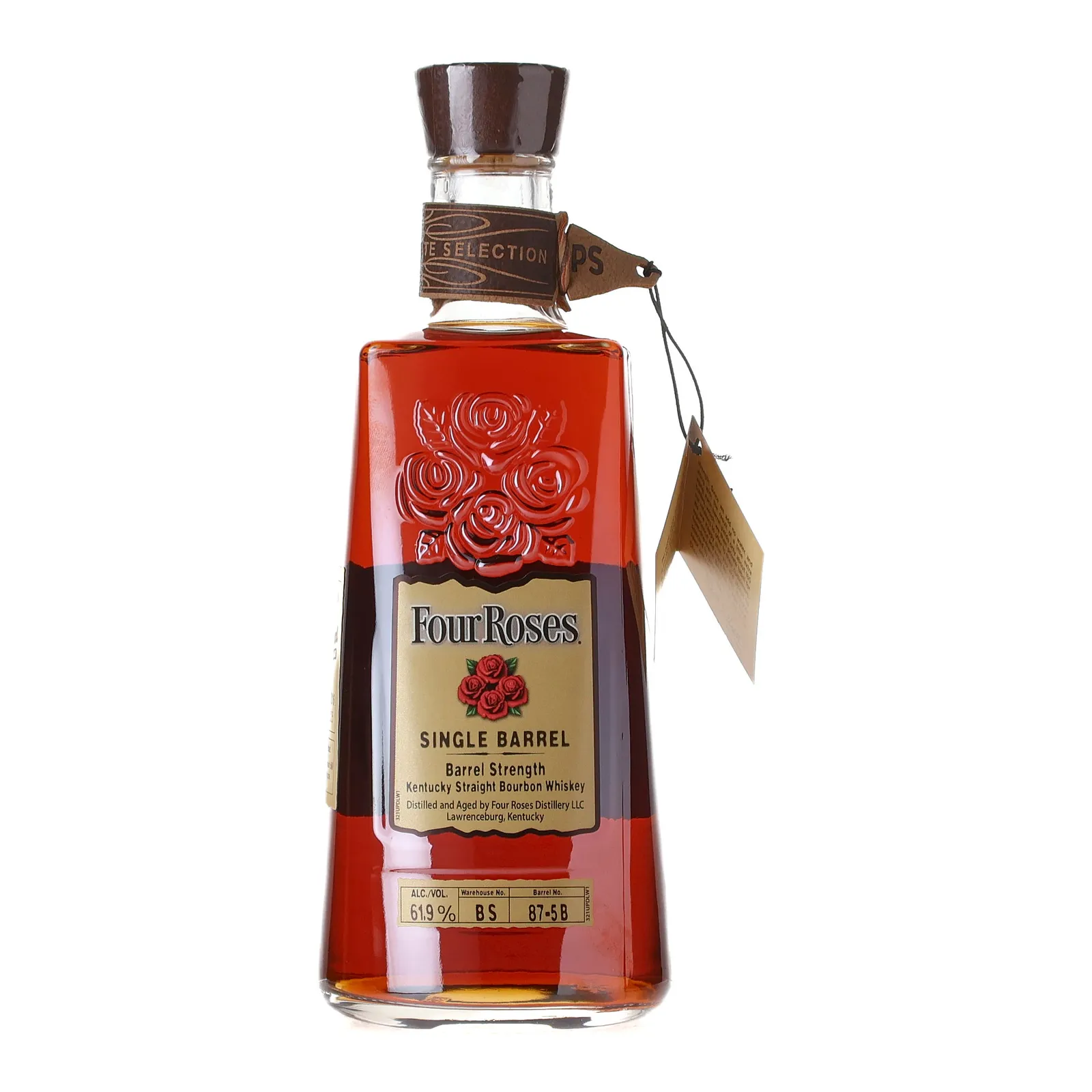 Four Roses Barrel Strength OBSK 9 Year Old, Cask #87-5B, 2016, Frugal MacDoogal, 61.9% whisky bottle