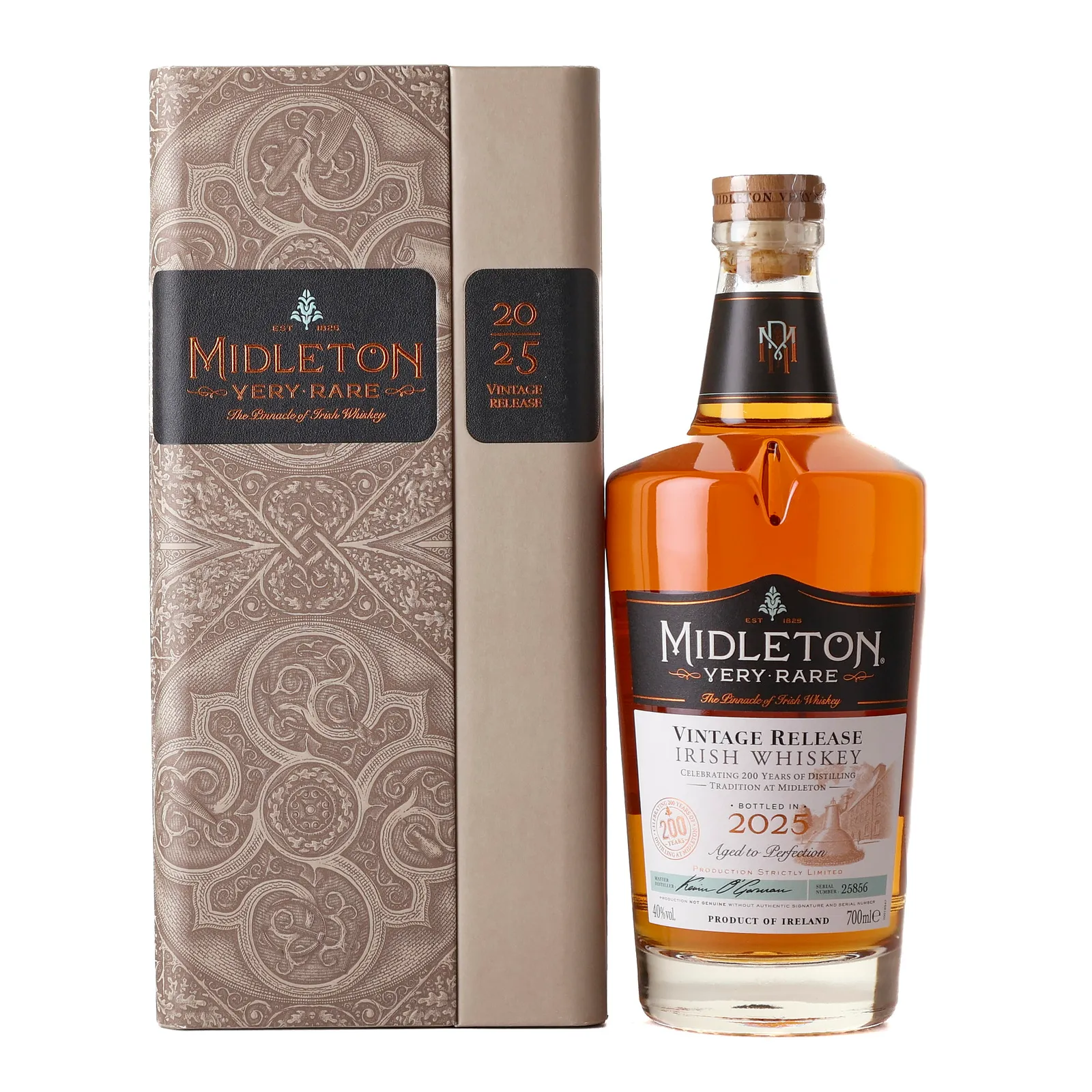 Midleton Very Rare, Bourbon Cask, 2025, 40% whisky bottle