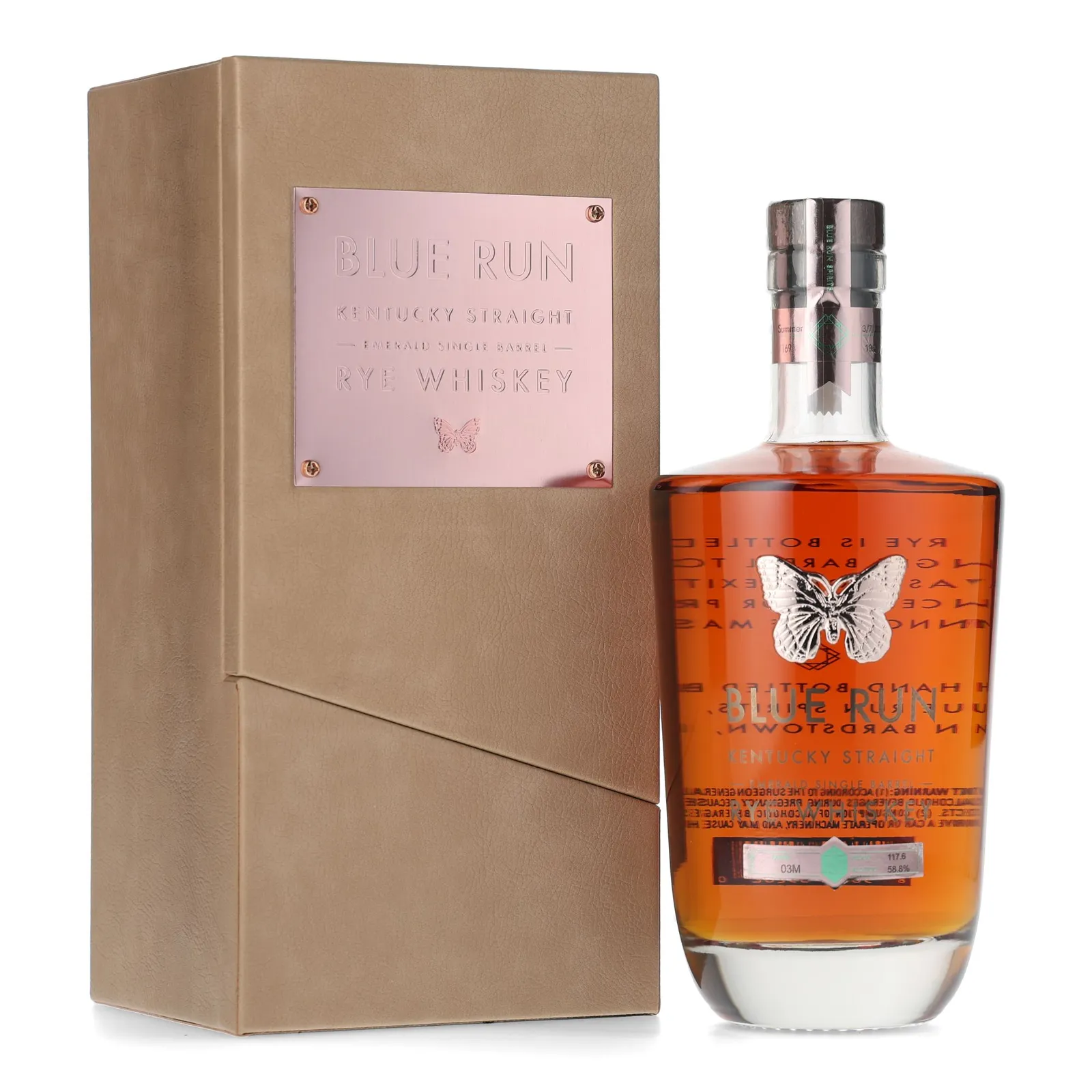 Blue Run Emerald Single Barrel Rye, Cask #3, 2023, 58.8% whisky bottle