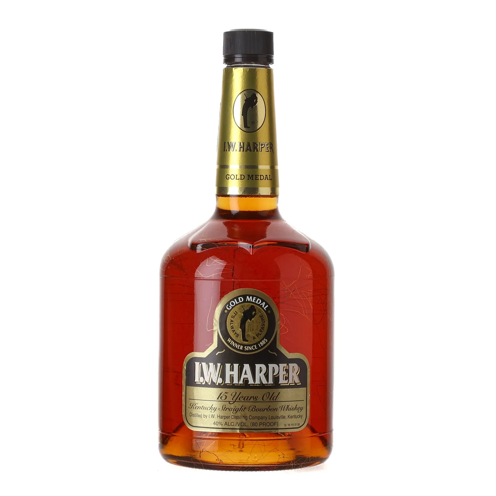 I.W. Harper Gold Medal 15 Year Old, 40%, 1L whisky bottle
