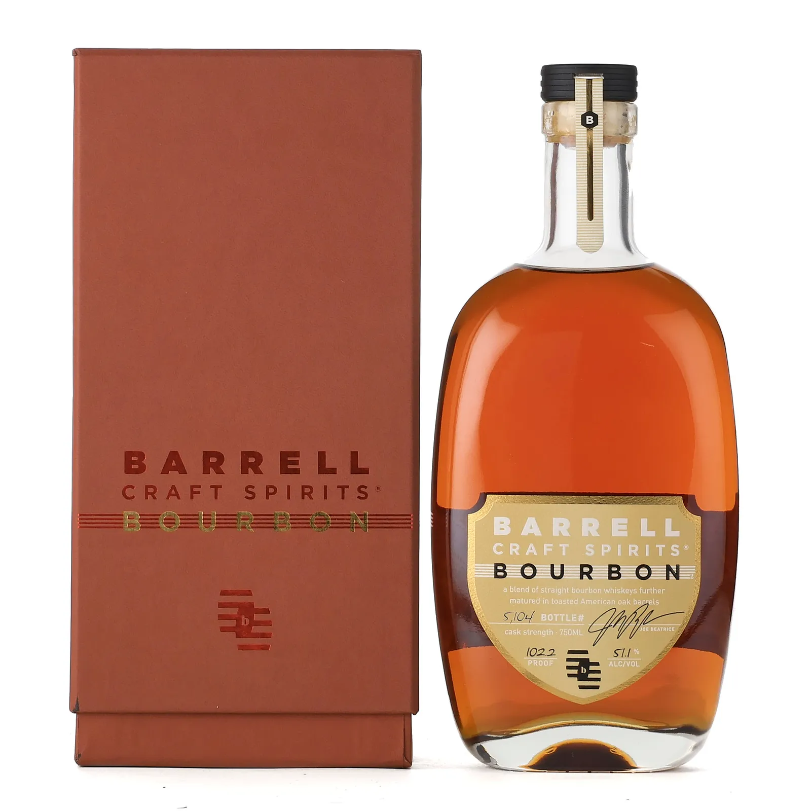 Barrell Craft Spirits Gold Label 18 Year Old, Toasted American Oak Cask, Release No. 2, 51.1% whisky bottle
