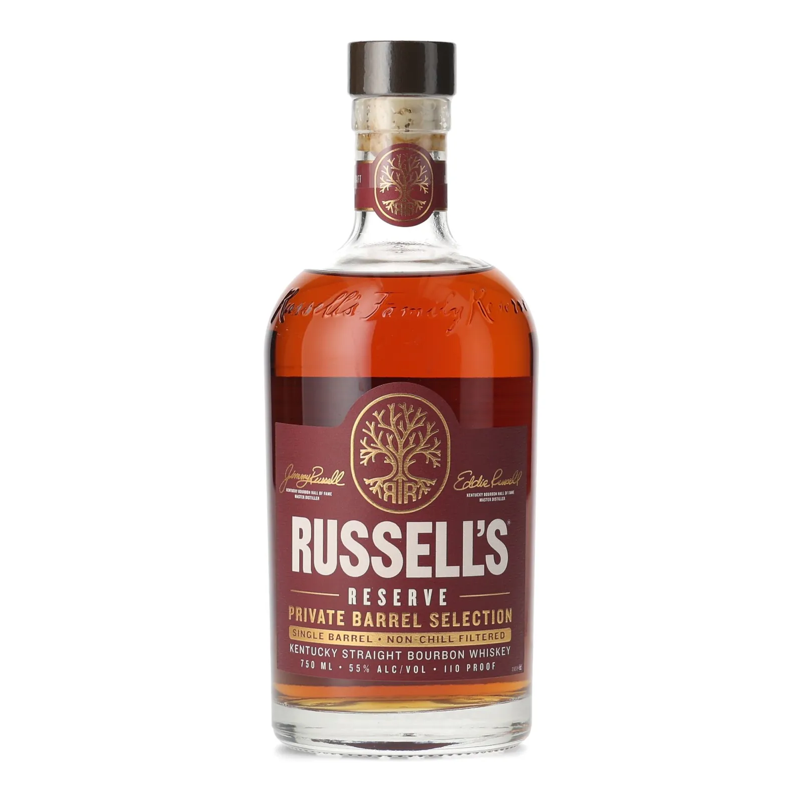 Russell's Reserve Private Barrel Selection 8 Year Old, 2025, 55% whisky bottle