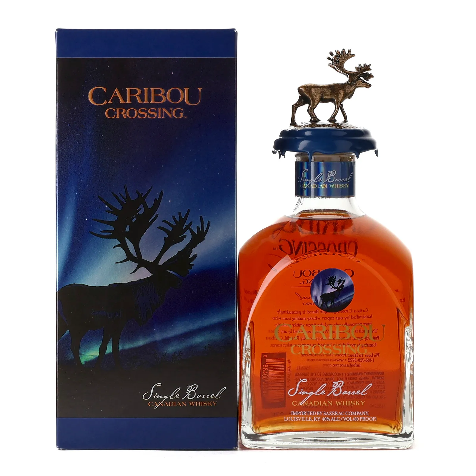 Caribou Crossing Single Barrel, 2024, 40% whisky bottle