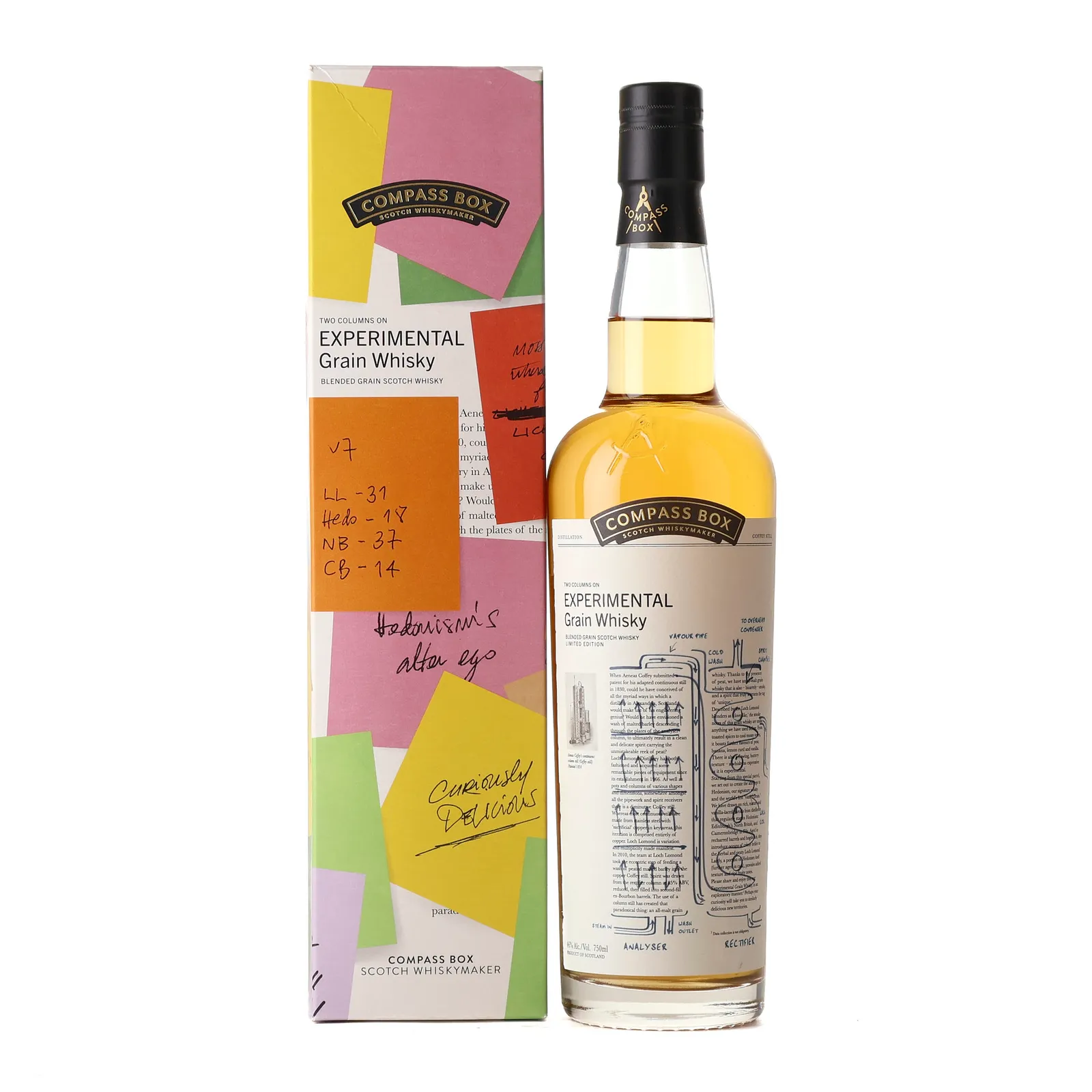 Compass Box Experimental Grain Whisky, 2021, 46% whisky bottle