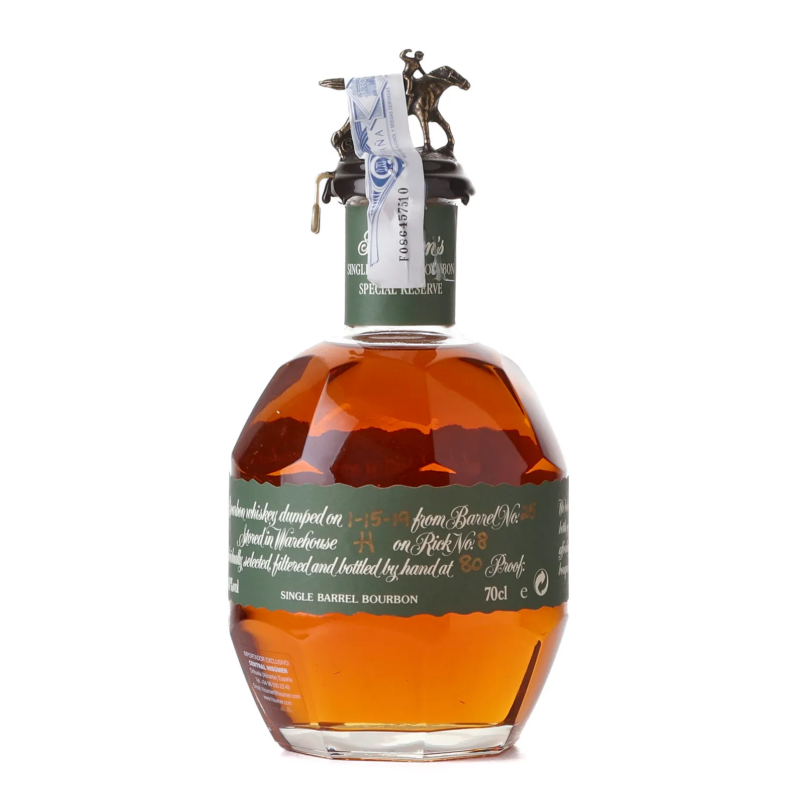 Blanton's Special Reserve, Cask #25, 2019, 40% whisky bottle