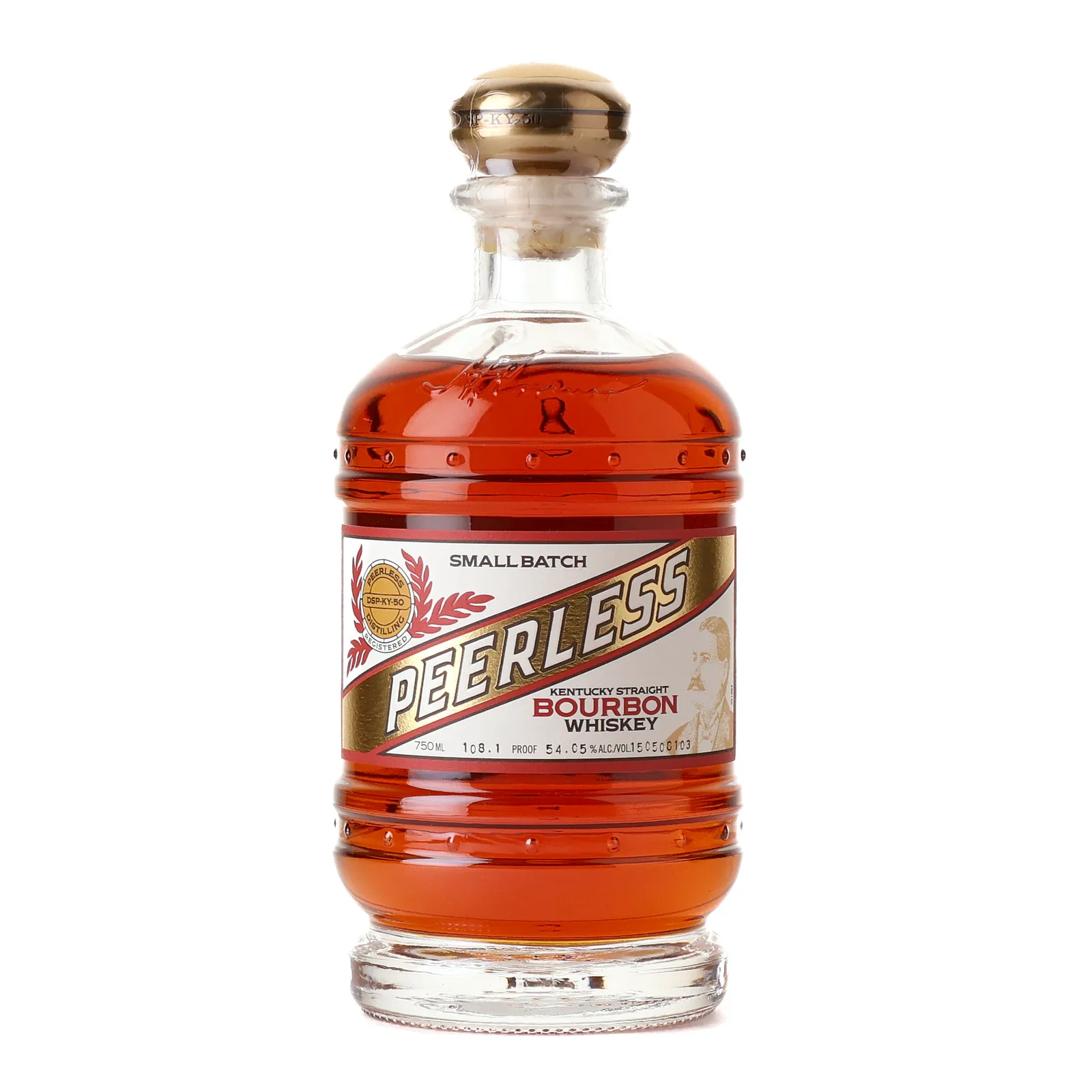 Peerless Small Batch, 54% whisky bottle