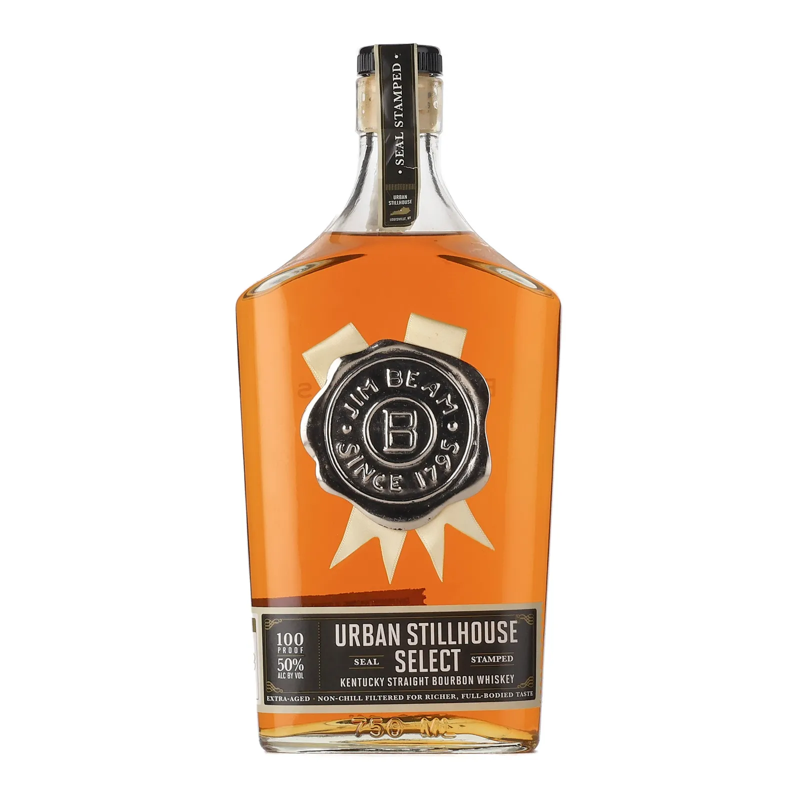 Jim Beam Urban Stillhouse Select Bourbon Dr. Bullington's Private Barrel Selection 4 Year Old, Batch No. L8183LU, 2018, 50% whisky bottle