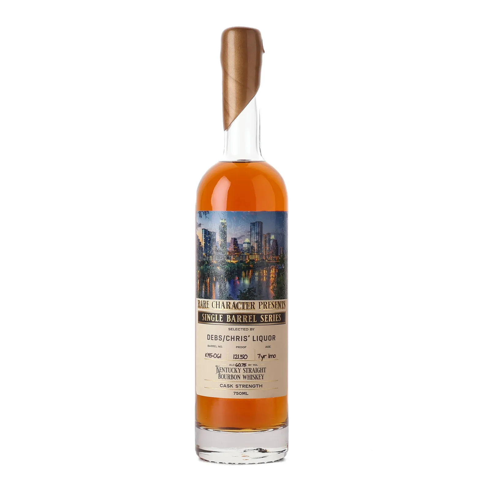 Rare Character Single Barrel Series K45-061 7 Year Old, New Charred Oak Cask, Cask # K45-061, 2025, 60.75% whisky bottle