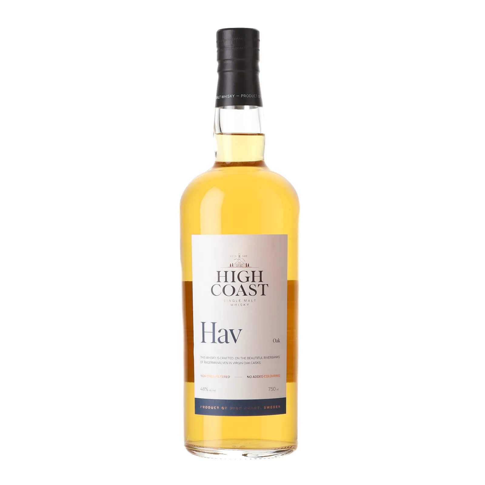 High Coast Hav, Bourbon & New Oak Cask, Batch No. 01, 48% whisky bottle