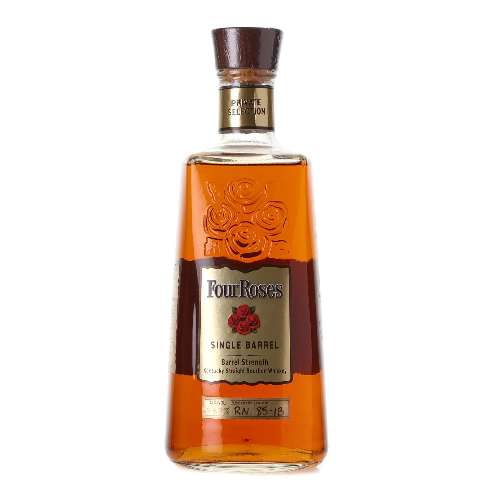 Four Roses Single Barrel Barrel Strength OESQ 9 Year Old, Cask #85-1B, 2013, 54.7% whisky bottle