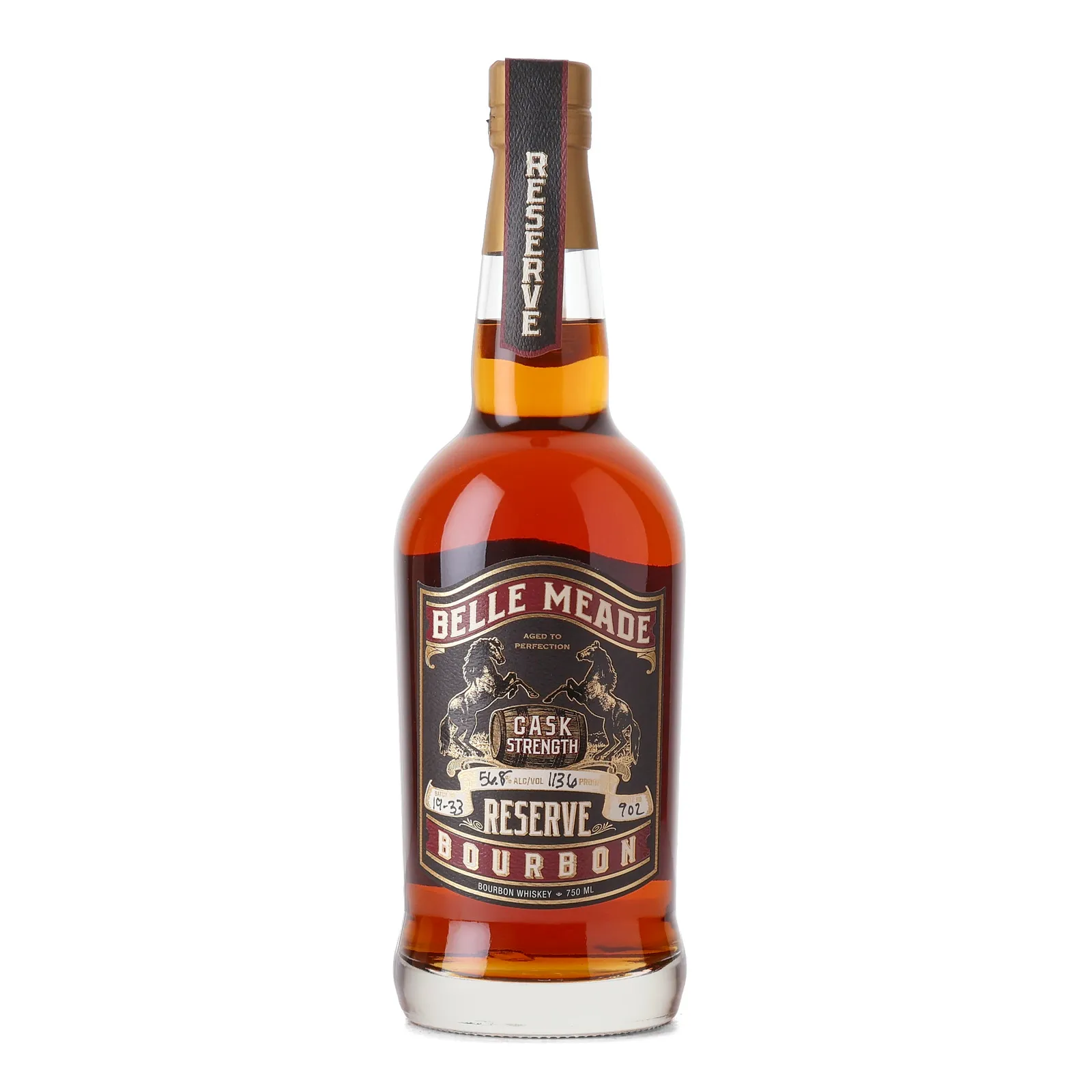 Belle Meade Reserve Cask Strength Bourbon, 56.8% whisky bottle