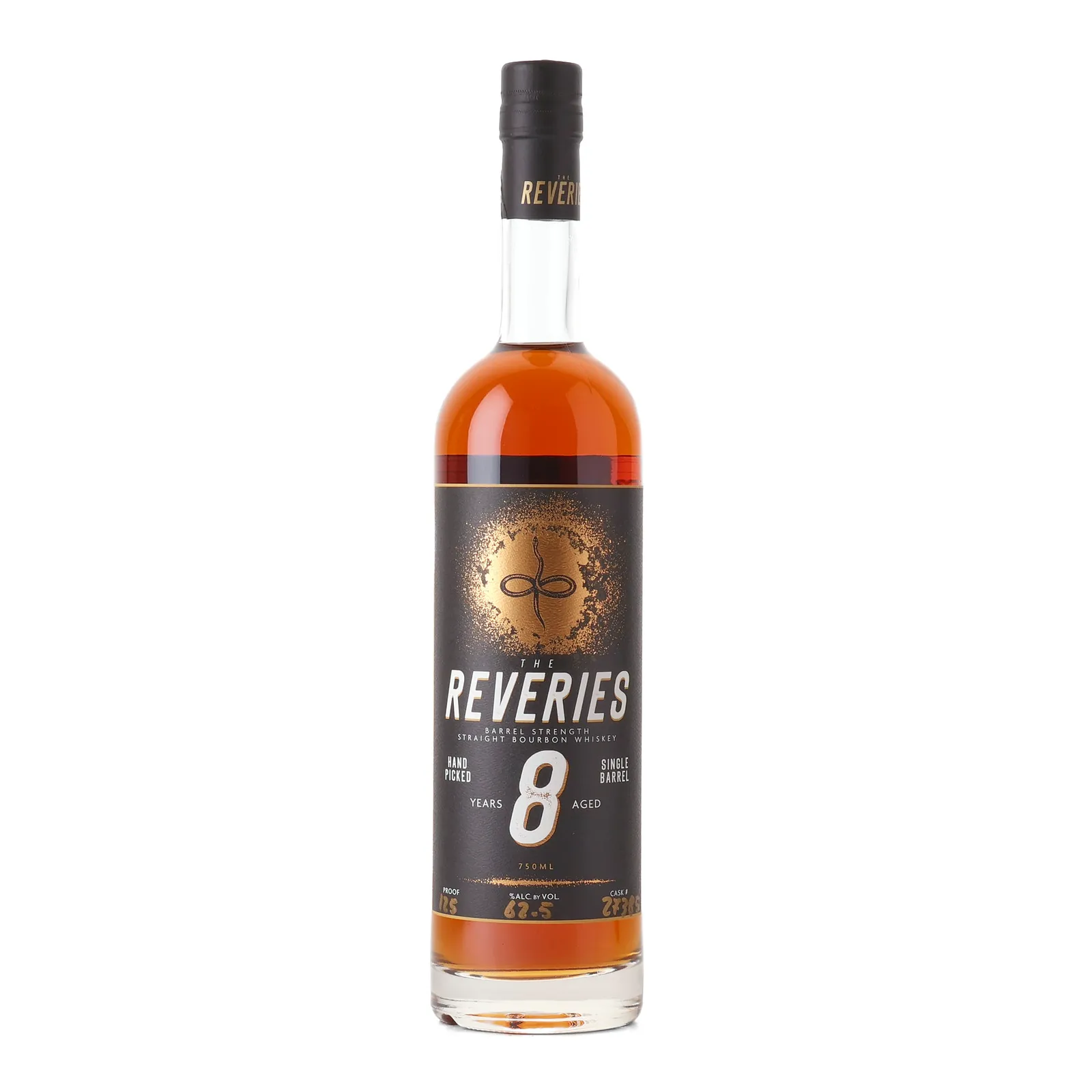 Reveries Black is the New Orange Private Barrel Selection 8 Year Old, Cask #27385, 62.5% whisky bottle