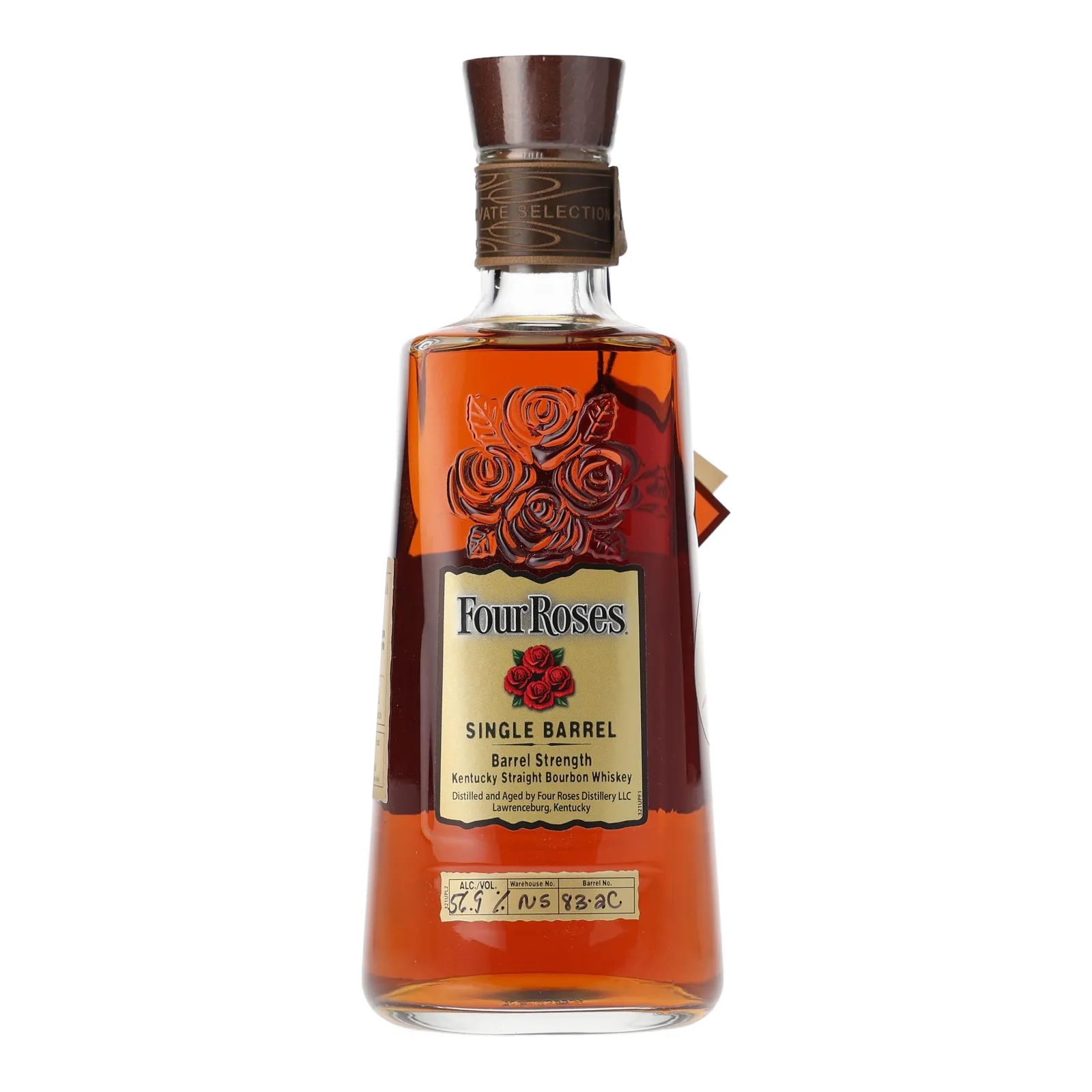 Four Roses Private Barrel Selection 'Borbone Brigante' OBSO 9 Year Old, New Charred Oak Cask, Cask #NS 83-2C, 2020, 56.9% whisky bottle