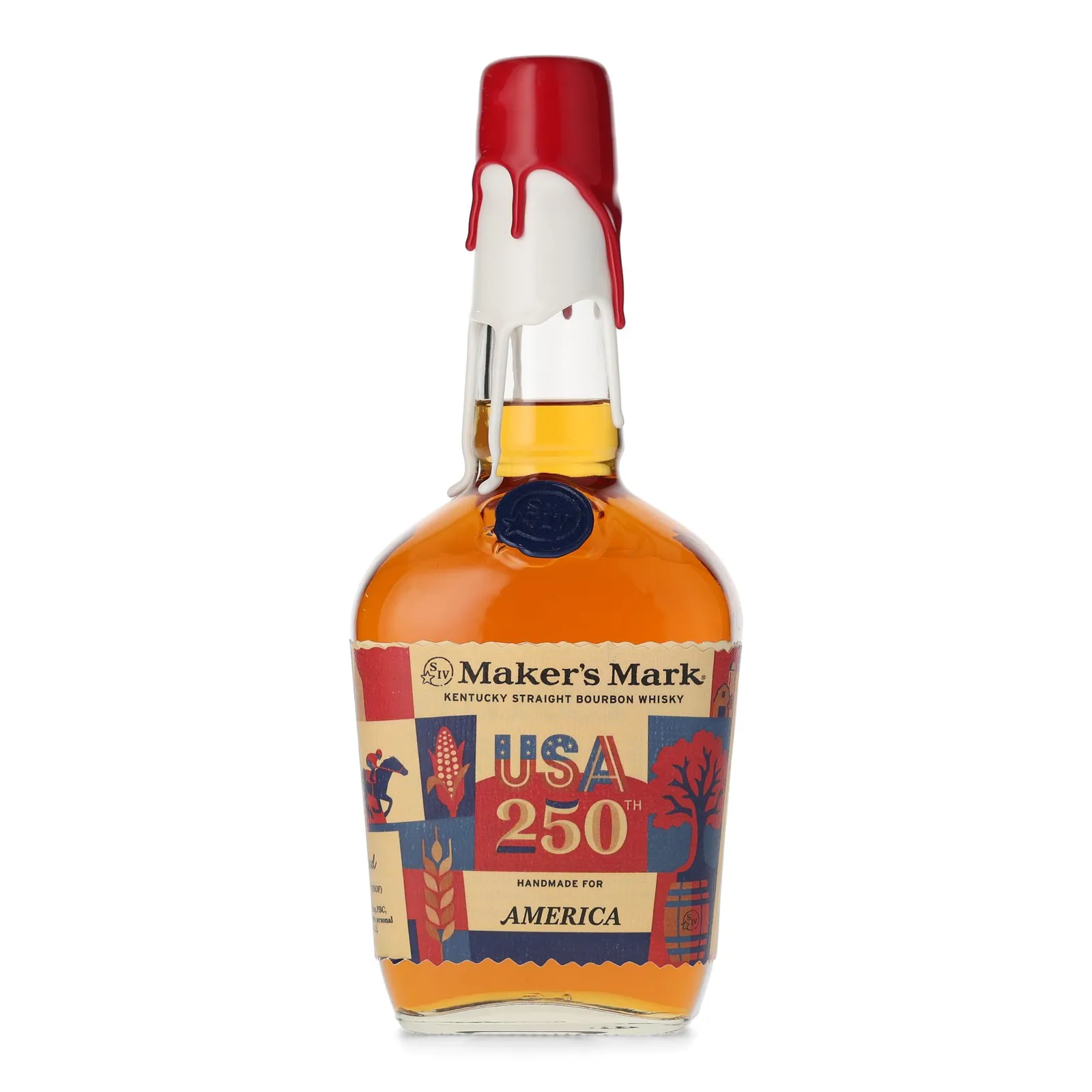 Maker's Mark USA 250th Commemorative Edition, 2026, 45% whisky bottle