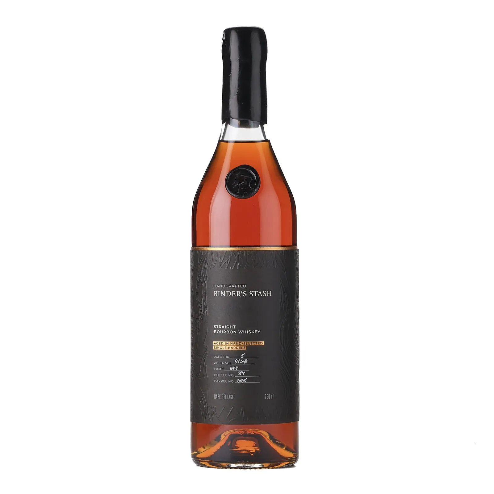 Willett Binder's Stash 'Pinch of Darkness' 8 Year Old, Cask #5158, Binder's Stash, 57.2% whisky bottle