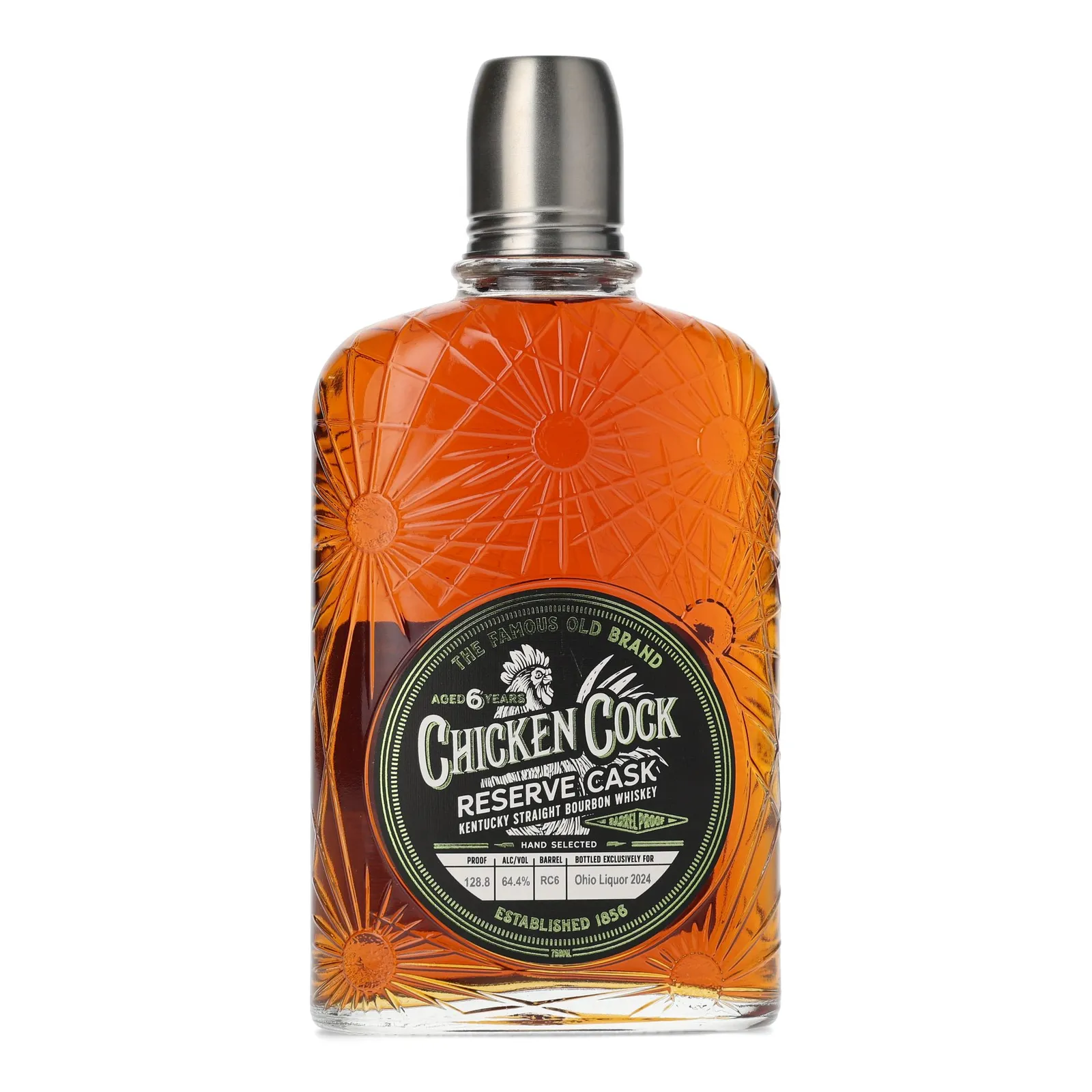 Chicken Cock Reserve Cask #6 Year Old, Bourbon Cask, Cask #RC6, 2024, 64.4% whisky bottle